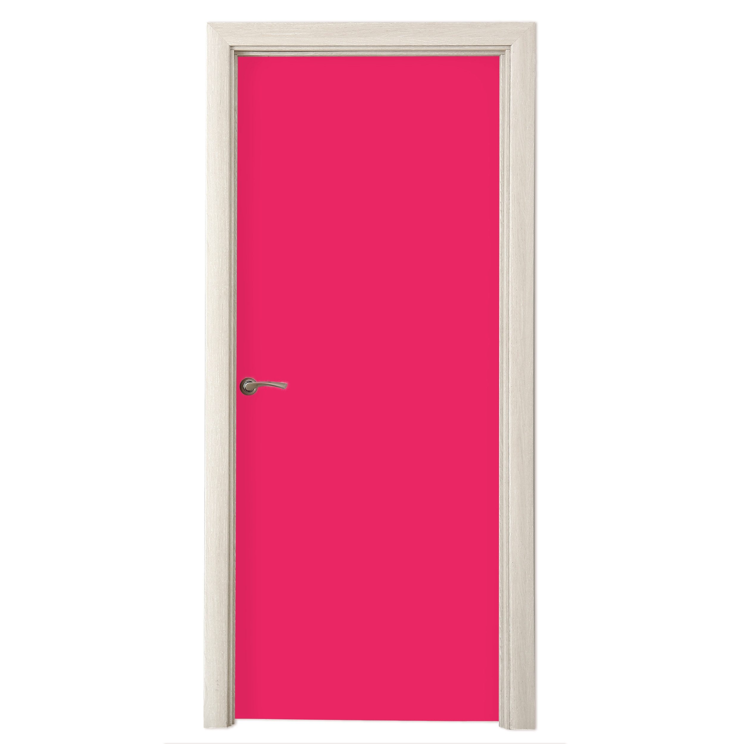 MuchoWow Türtapete Karmin - Farben - Palette - Rosa, Matt, bedruckt, (1 St), Selbstklebende Tapete, Folie für Möbel, 70x215 cm