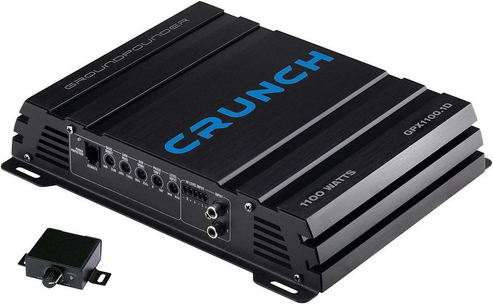 Crunch GPX1100.1D Class D Digital Mono Verstärker Endstufe Monoblock  Verstärker (Anzahl Kanäle: 1-Kanal Mono)