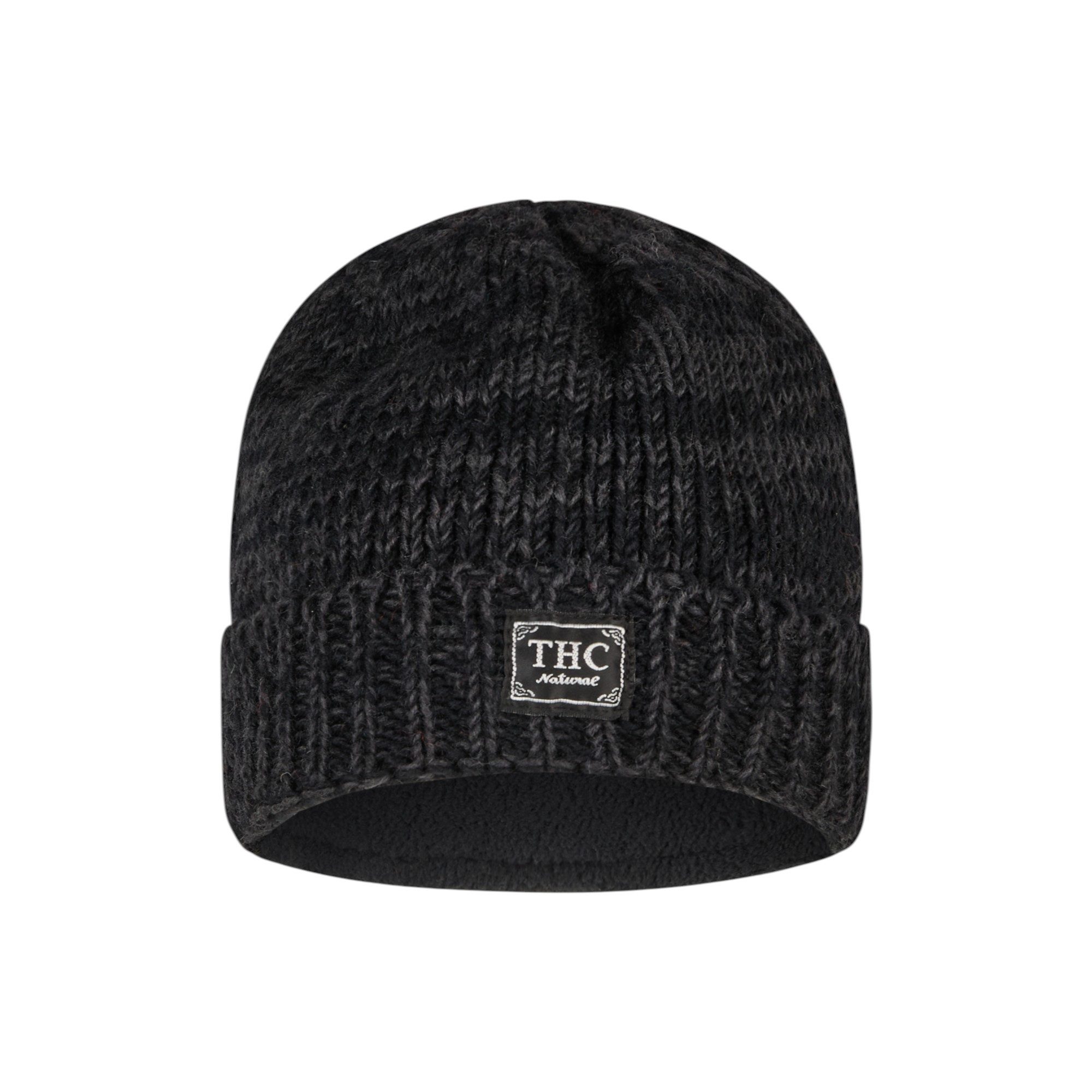 THC Natural Line Strickmütze THC Schafwoll Rollcap 809 anthrazit (1 Stück, günstig online kaufen