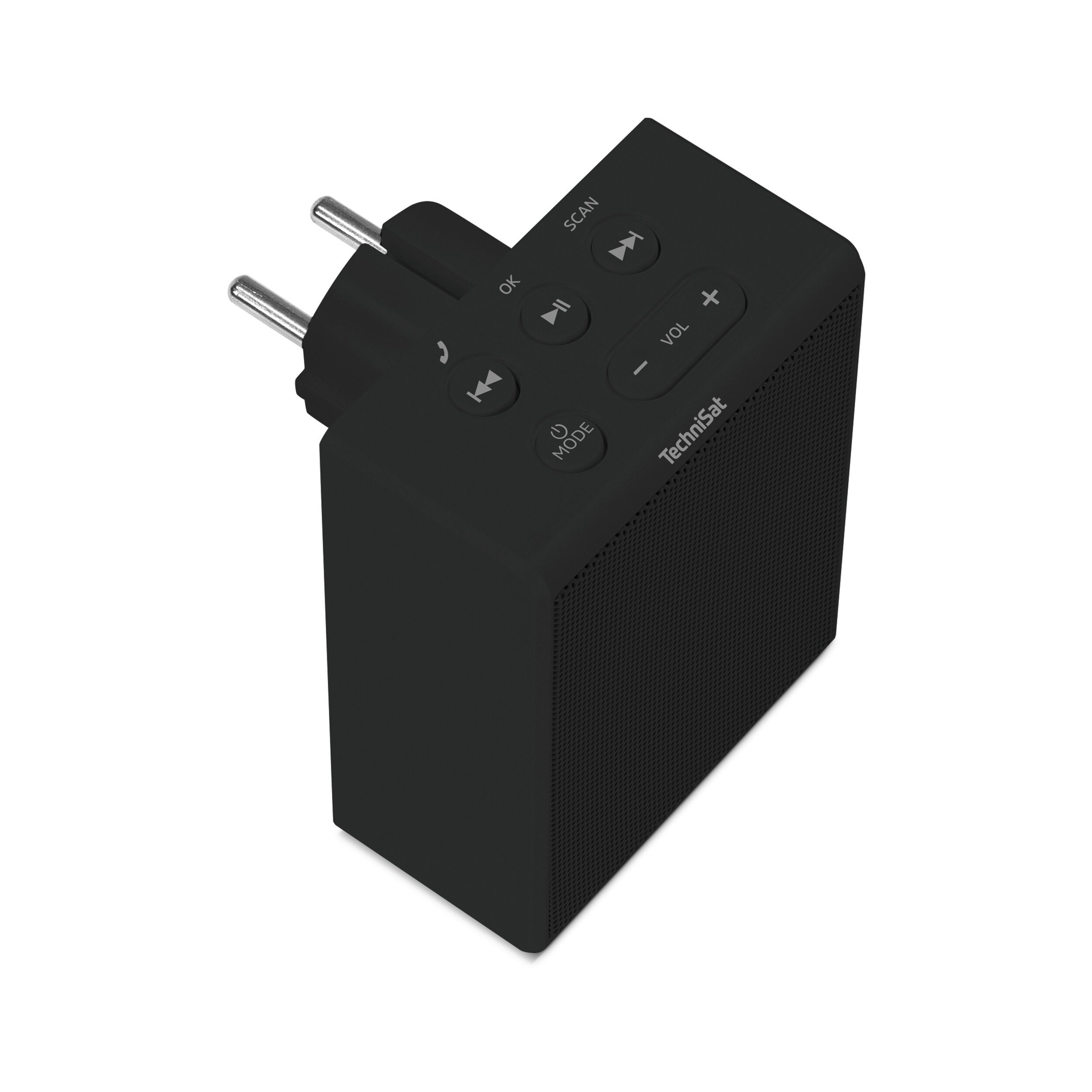 TechniSat VIOLA Steckdosenradio Steckdosen-Radio (FM-Tuner mit RDS, 1.5 W, Steckdosenbetrieb, Bluetooth 5.3, Freisprechfunktion)