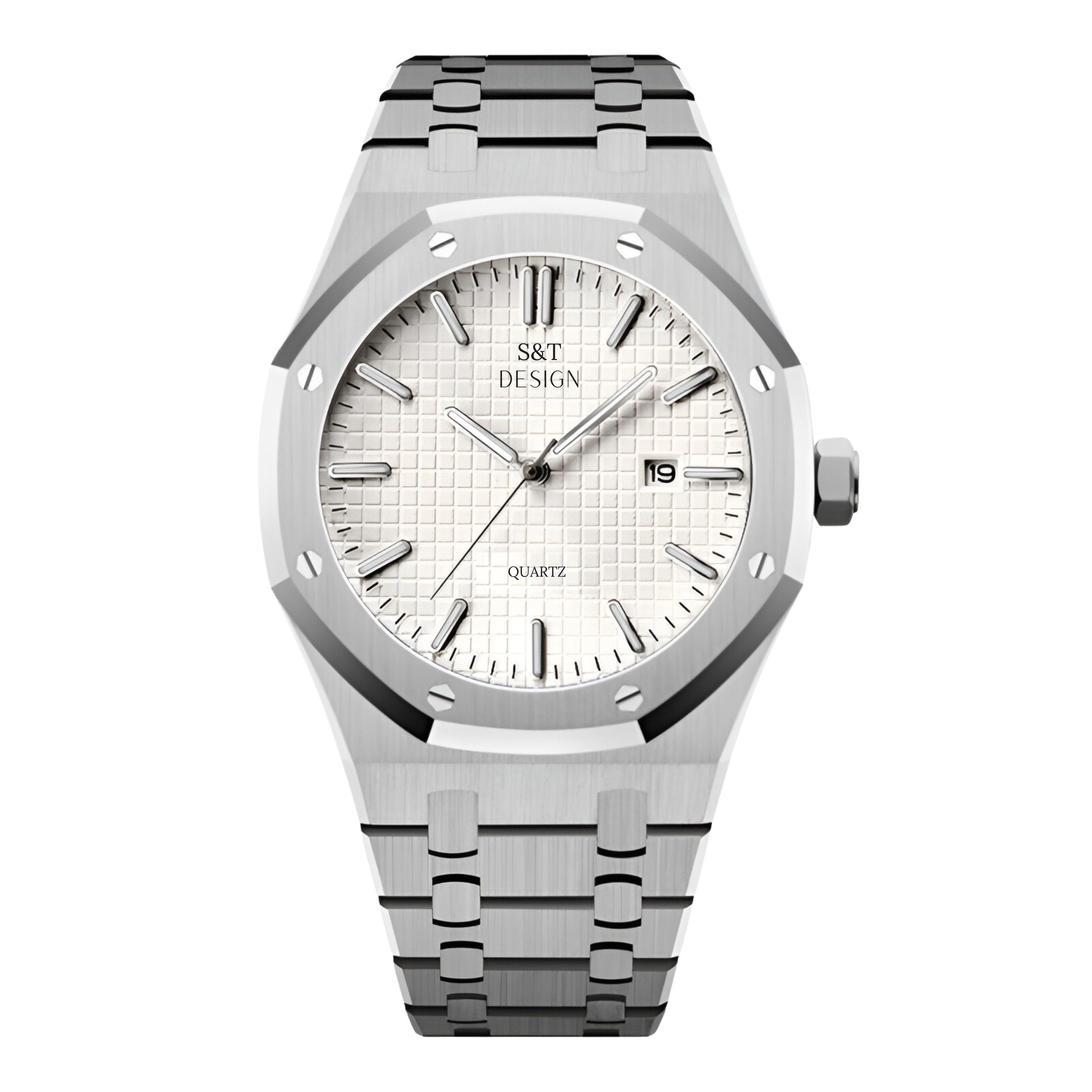 S&T Design Quarzuhr Herrenuhr Armbanduhr Edelstahl günstig online kaufen
