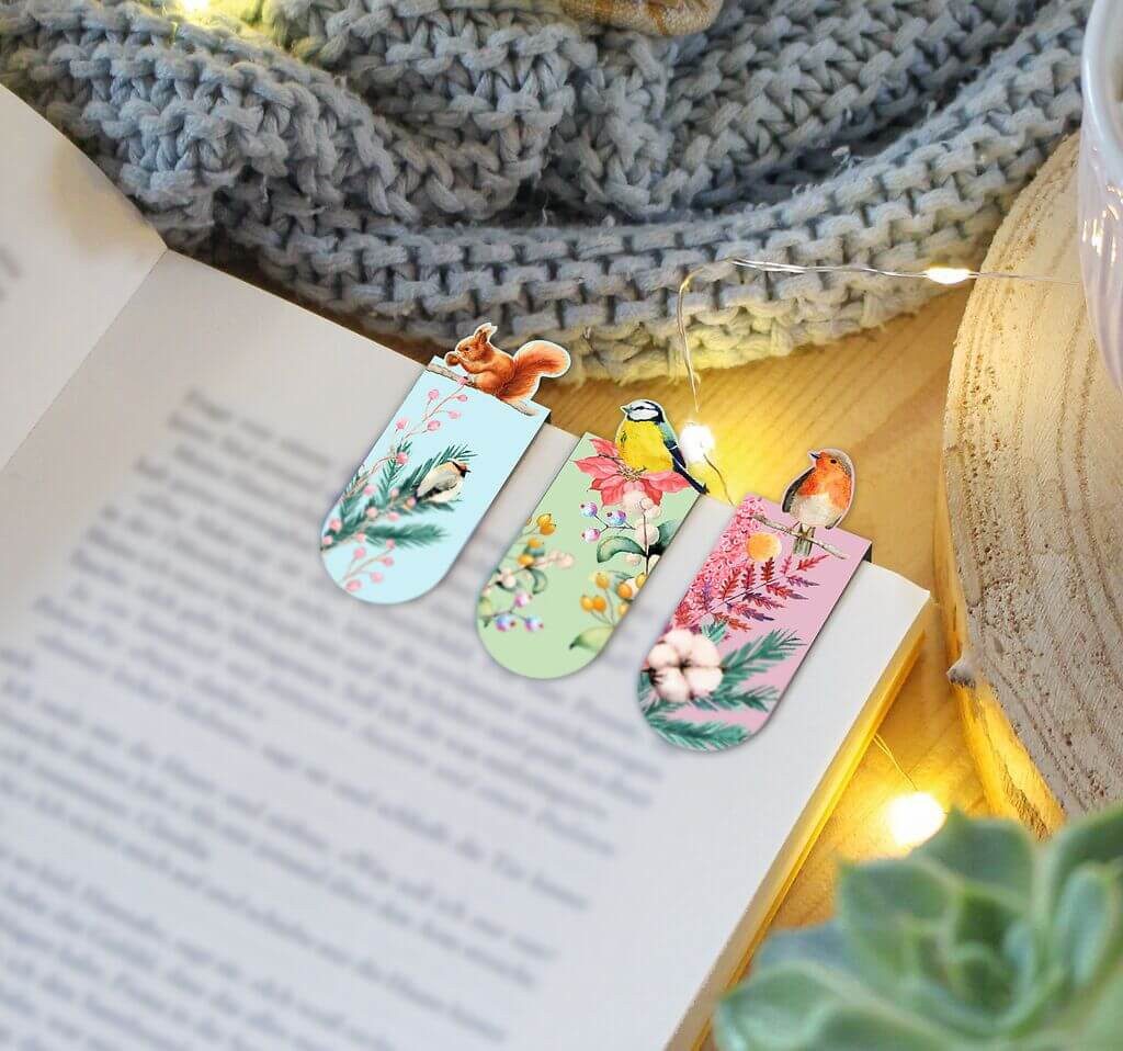 Moses. Verlag Lesezeichen Magnetlesezeichen Bird Romance