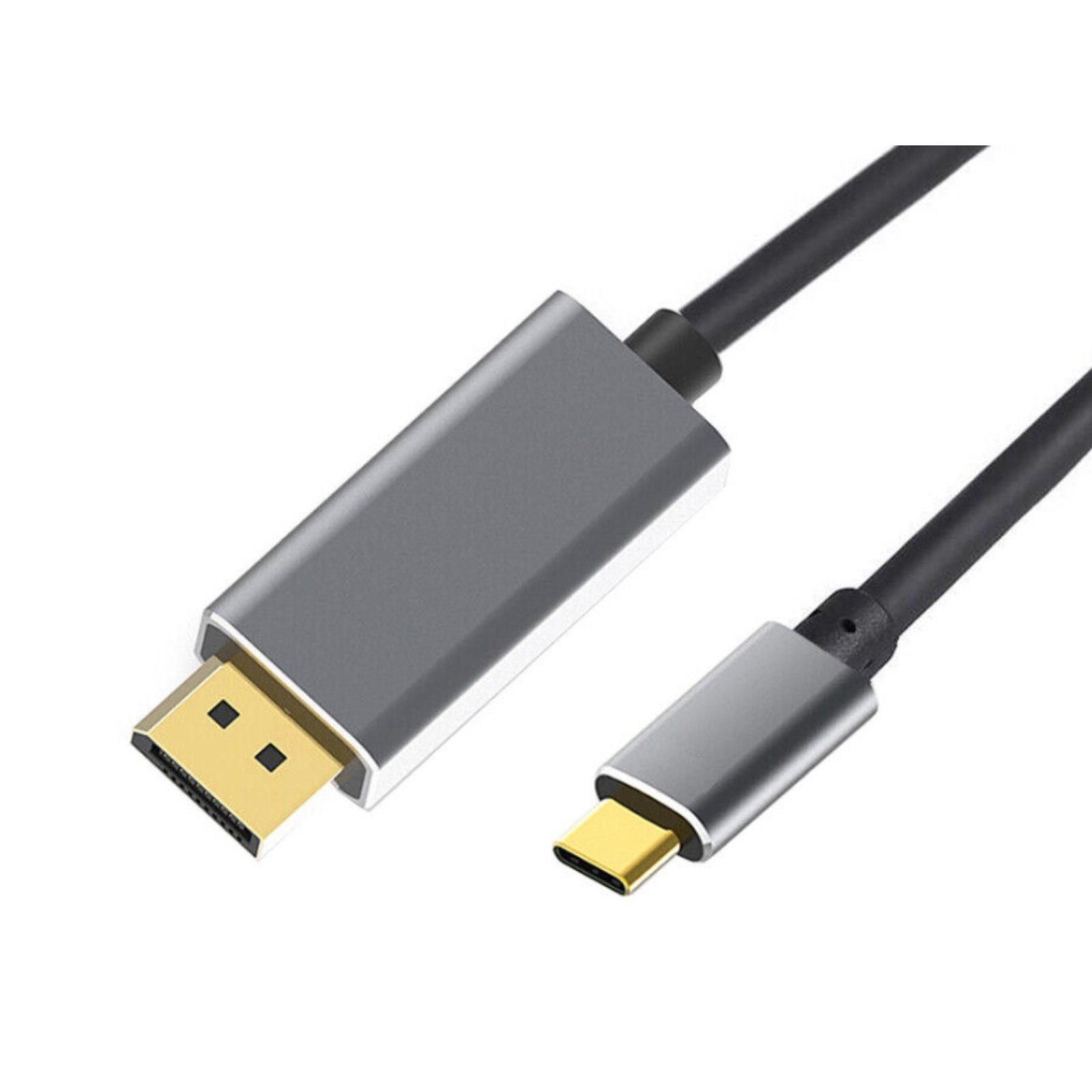 Bolwins E30 USB C auf DisplayPort Kabel 4K 1.8m USB Typ C zu DisplayPort Kabel Video-Kabel, USB-C (Typ-C) Stecker, DisplayPort Stecker (180 cm), USB-C auf DisplayPort, 4K Ultra HD, Audio- & Videoübertragung