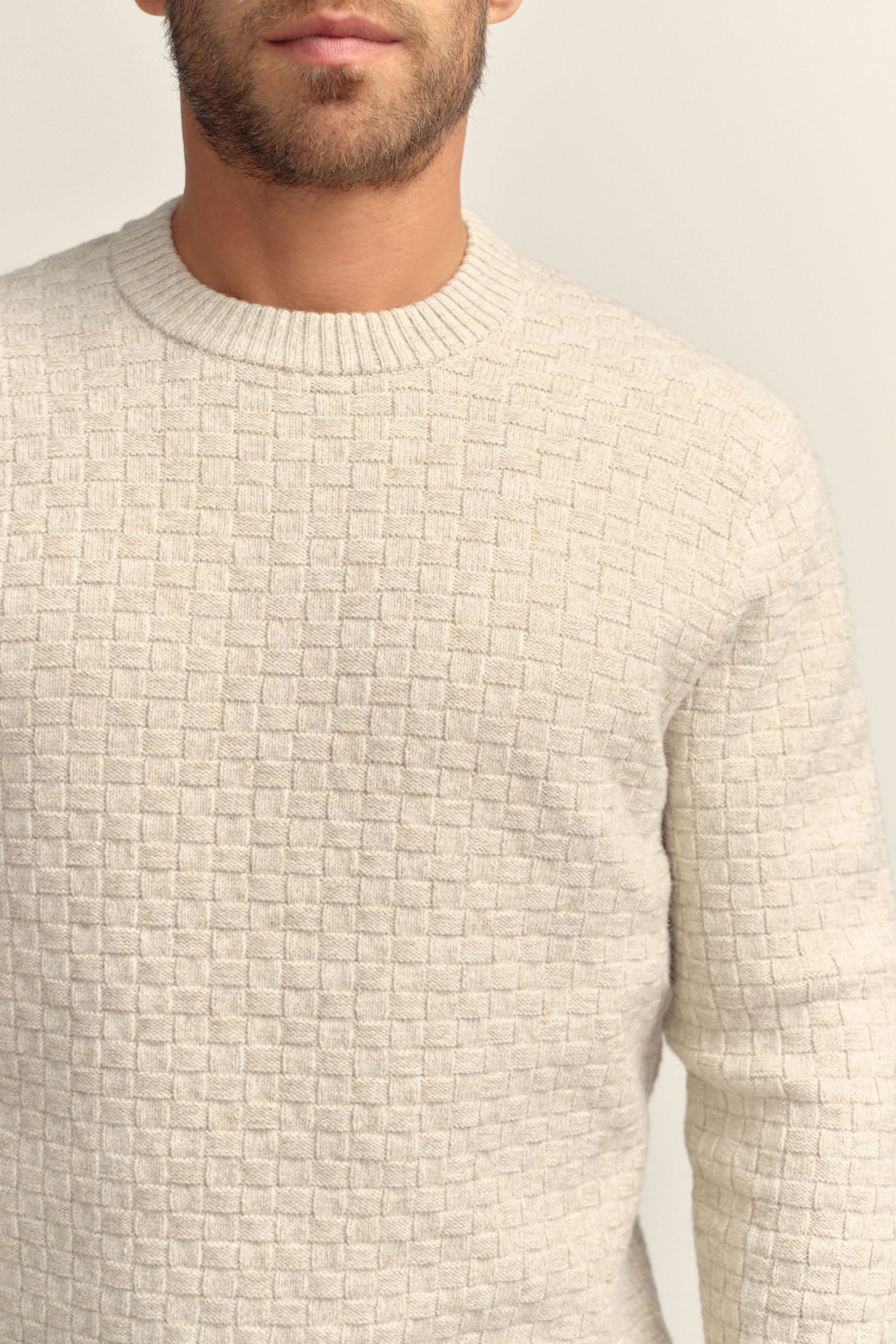 Next Rundhalspullover Strickpullover mit Rundhalsausschnitt, Regular Fit (1-tlg)