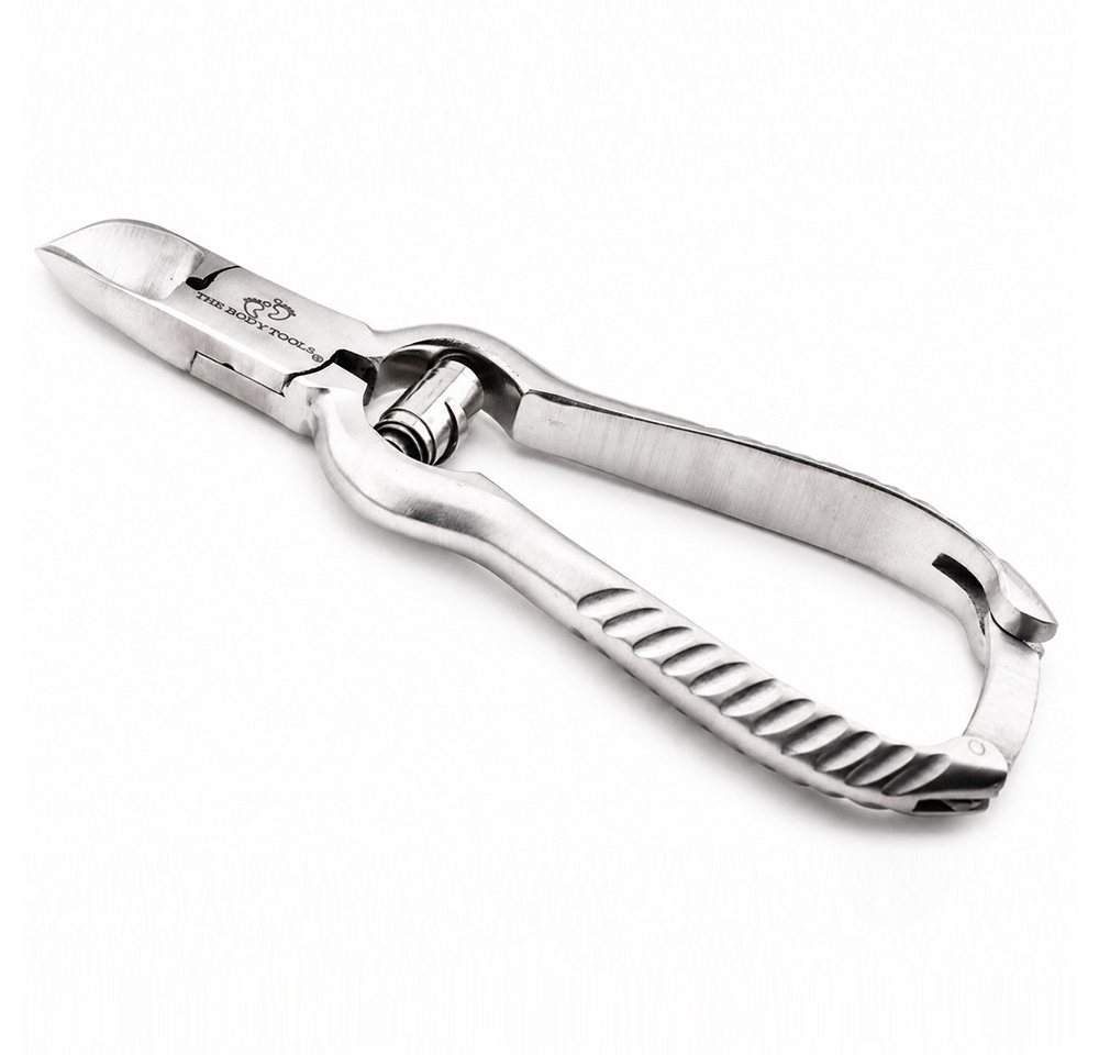 Haryali London Nagelzange Professionelle Nagelzange Edelstahl für eingewachsene & dicke Nägel, Packung, 1-tlg., 14 cm lang mit Schnipsel und hartem Nagelschneider