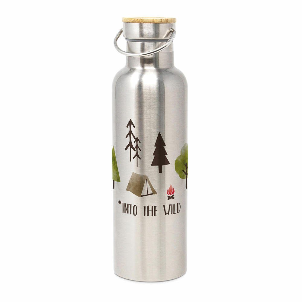 The Into 750 ml PPD Stainless Isolierflasche Wild Steel Bottle