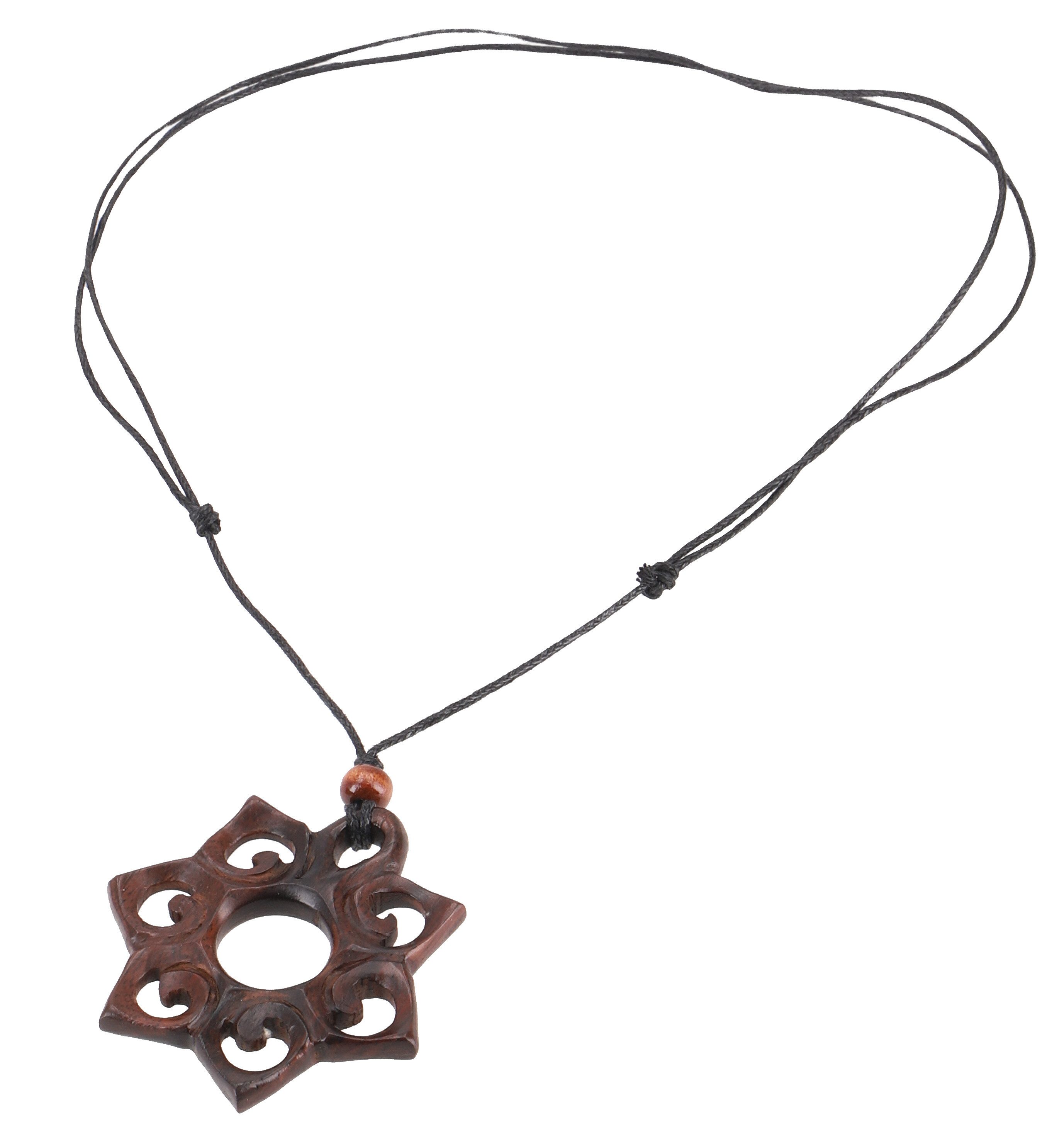 Guru-Shop Perlenkette Ethno Holzschmuck, Halskette, Surferkette günstig online kaufen