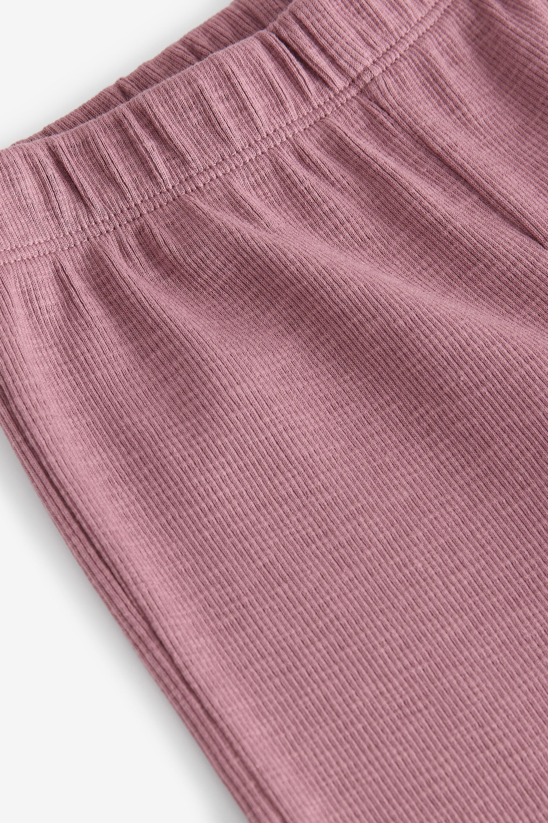 Next Palazzohose Weite, strukturierte Hose mit Rüschensaum (1-tlg)