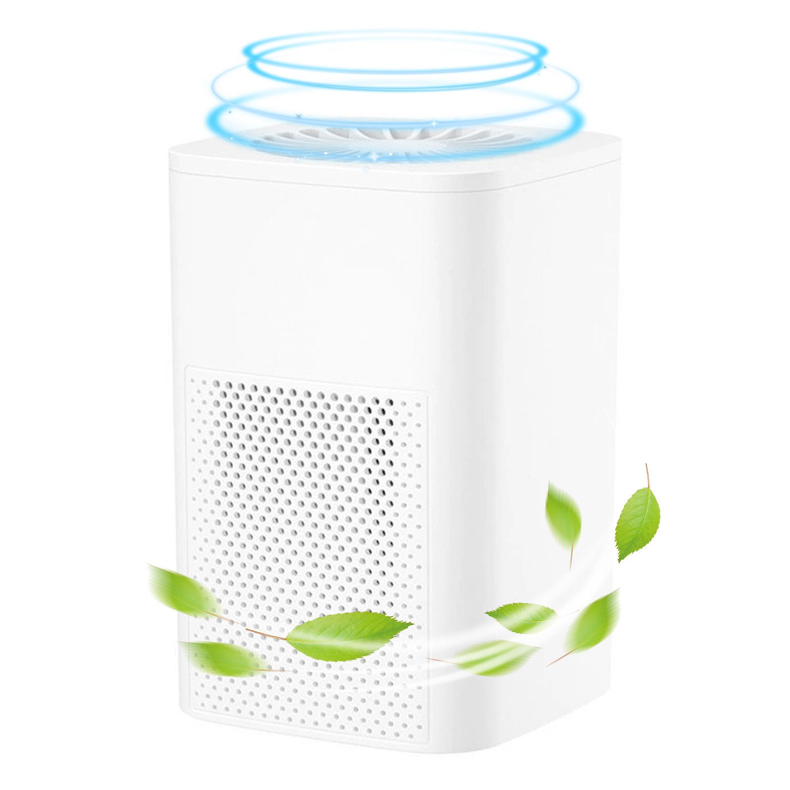 REDOM Luftreiniger Mini Luftfilter tragbar Luftreinigung mit Turbomotor, für 15 m² Räume, gegen Staub Pollen kompakt für Büro Auto Schlafzimmer