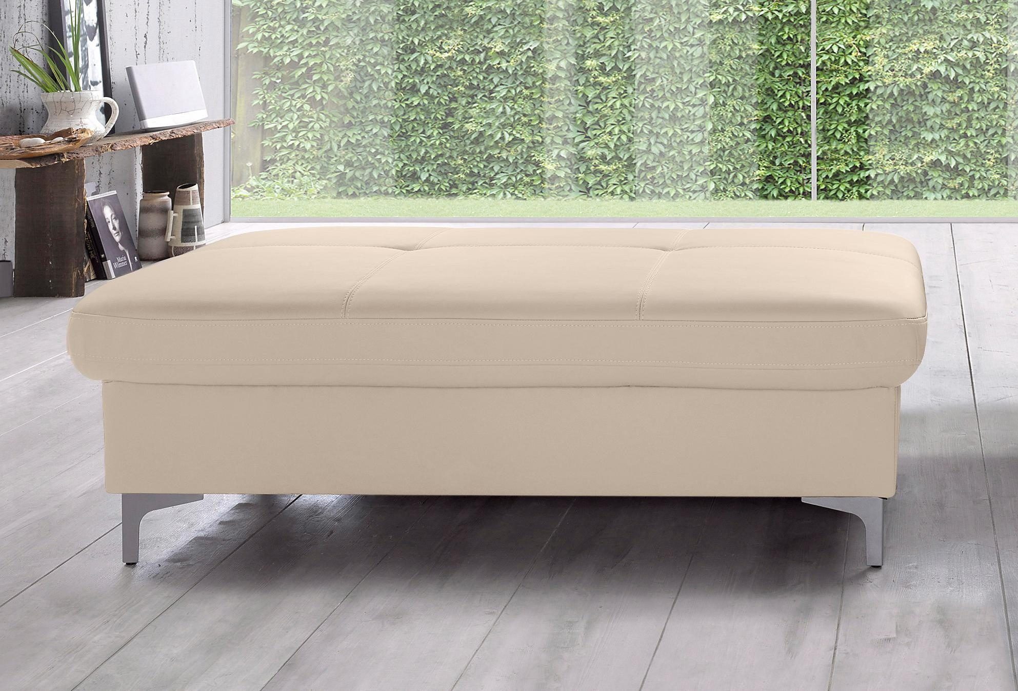 exxpo - sofa fashion Hocker Florenz Bankhocker, mit Stauraum unter der Sitzfläche
