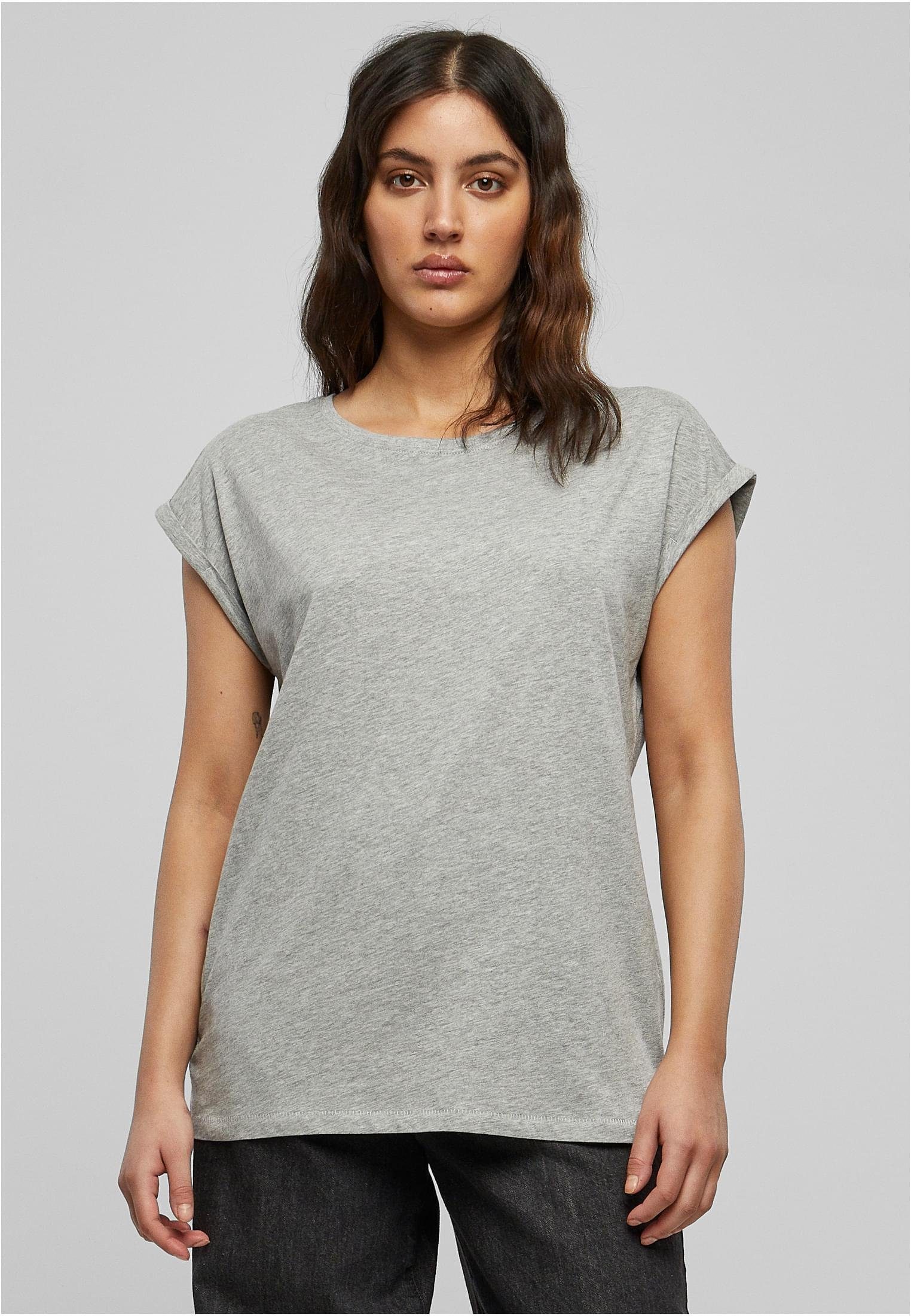 URBAN CLASSICS Rundhalsshirt Ladies Extended Shoulder Tee Damen T-Shirt günstig online kaufen