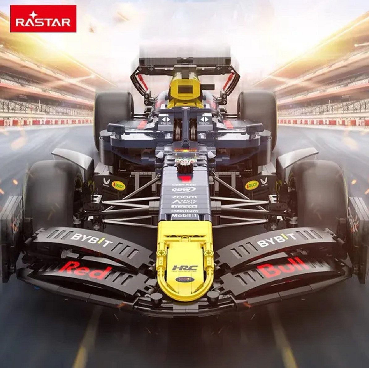RASTAR Rastar 92410 RB19 Red Bull Formel 1 Wagen 2.464 Teile Konstruktions-Spielset, (2464 St)