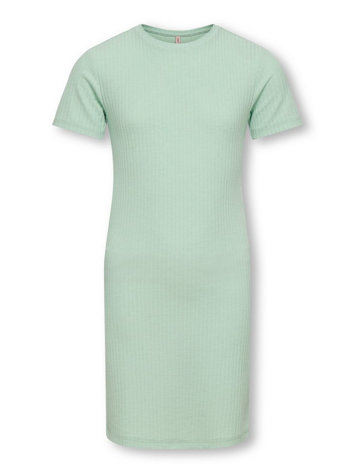 KIDS ONLY Jerseykleid KOGVELA S/S DRESS VD ZA JRS aus gerippter Ware mit kurzem Arm