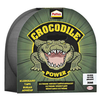 Pattex Klebeband Crocodile Power Tape Gewebeband 48 mm/30 m, extrem widerstandsfähig