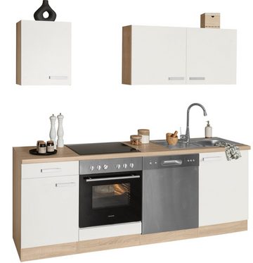 OPTIFIT Küchenzeile »Leer«, 210 cm breit, inkl. Elektrogeräte, mit oder ohne Geschirrspüler
