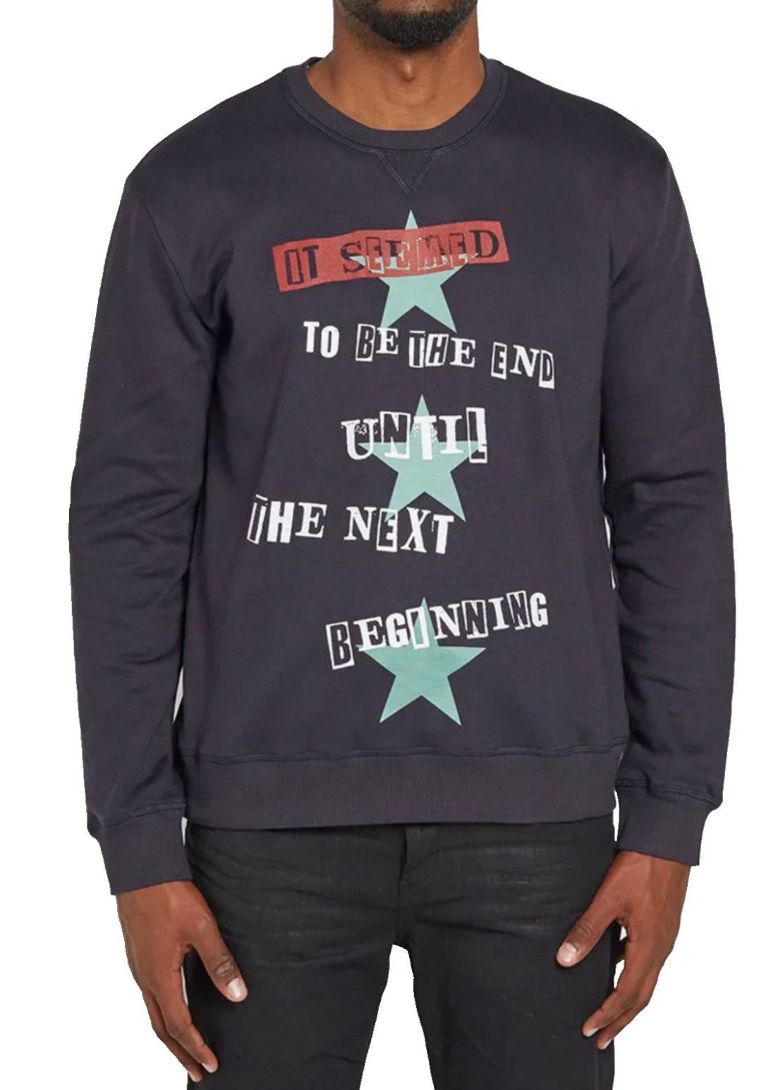 Valentino Sweatshirt Jamie Reid Punk Poem Sternen Sweater Пуловеры Seltene Sammleredition – weltweit ausverkauft