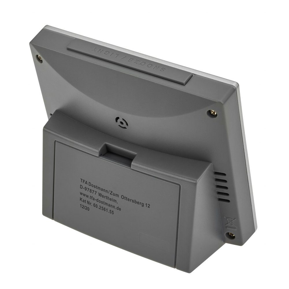 TFA Dostmann Funkwecker digital TFA 60.2561.55 mit Nachtbeleuchtung über Lichtsensor