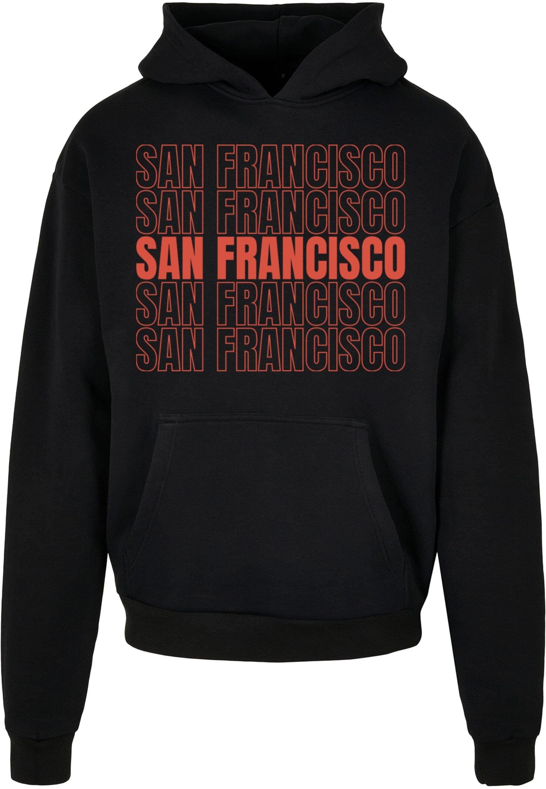 Merchcode Kapuzensweatshirt Merchcode Herren San Francisco Ultra Heavy Hoody (1-tlg)