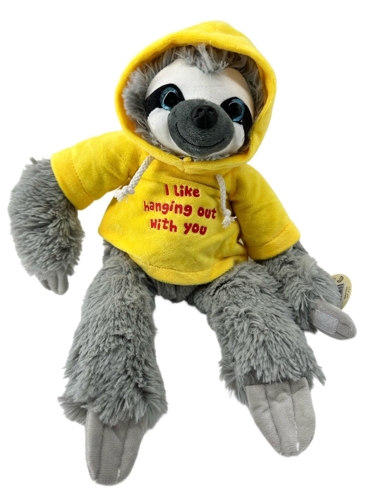 soma Kuscheltier Faultier Kuscheltier XXL 40 cm – Plüschtier mit Hoodie Gel günstig online kaufen