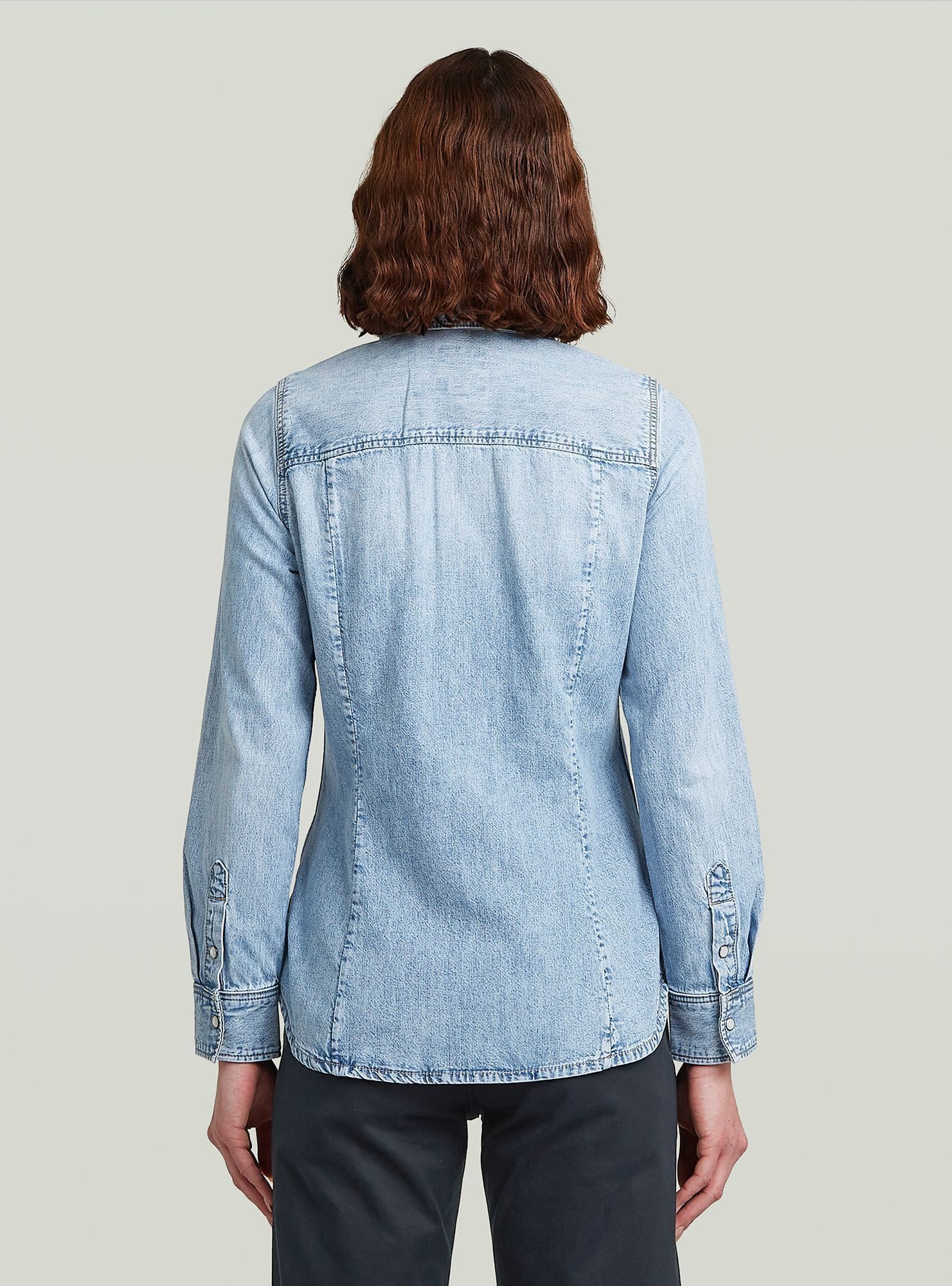 G-STAR Langarmshirt Slim Western Hemd günstig online kaufen