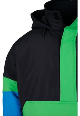 URBAN CLASSICS Allwetterjacke Urban Classics Herren 3-Tone Neon Mix Pull Over Jacket (1-St)