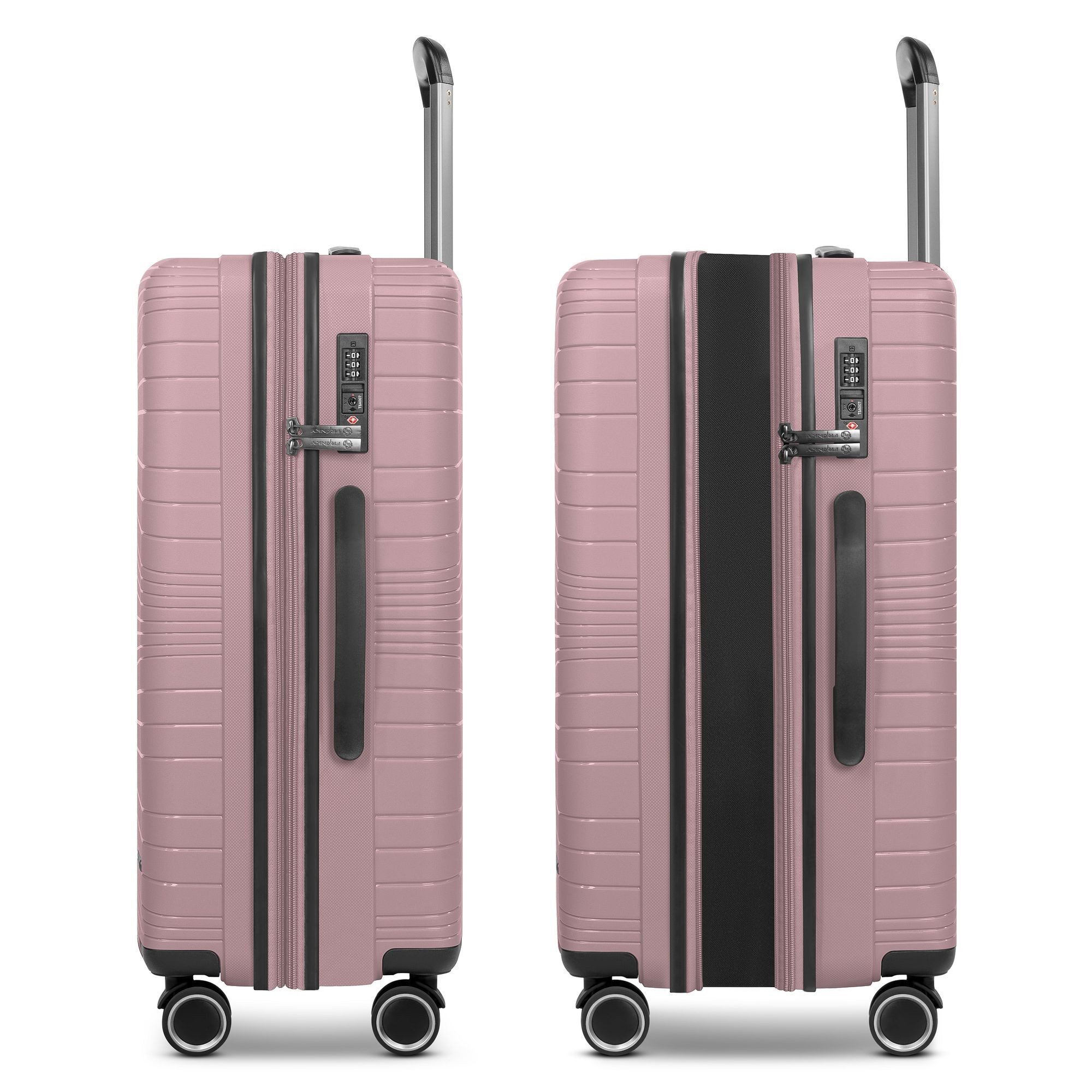 Franky Trolleyset Dallas 3.0, 4 Rollen, (3-teilig, 3 tlg), Polypropylen