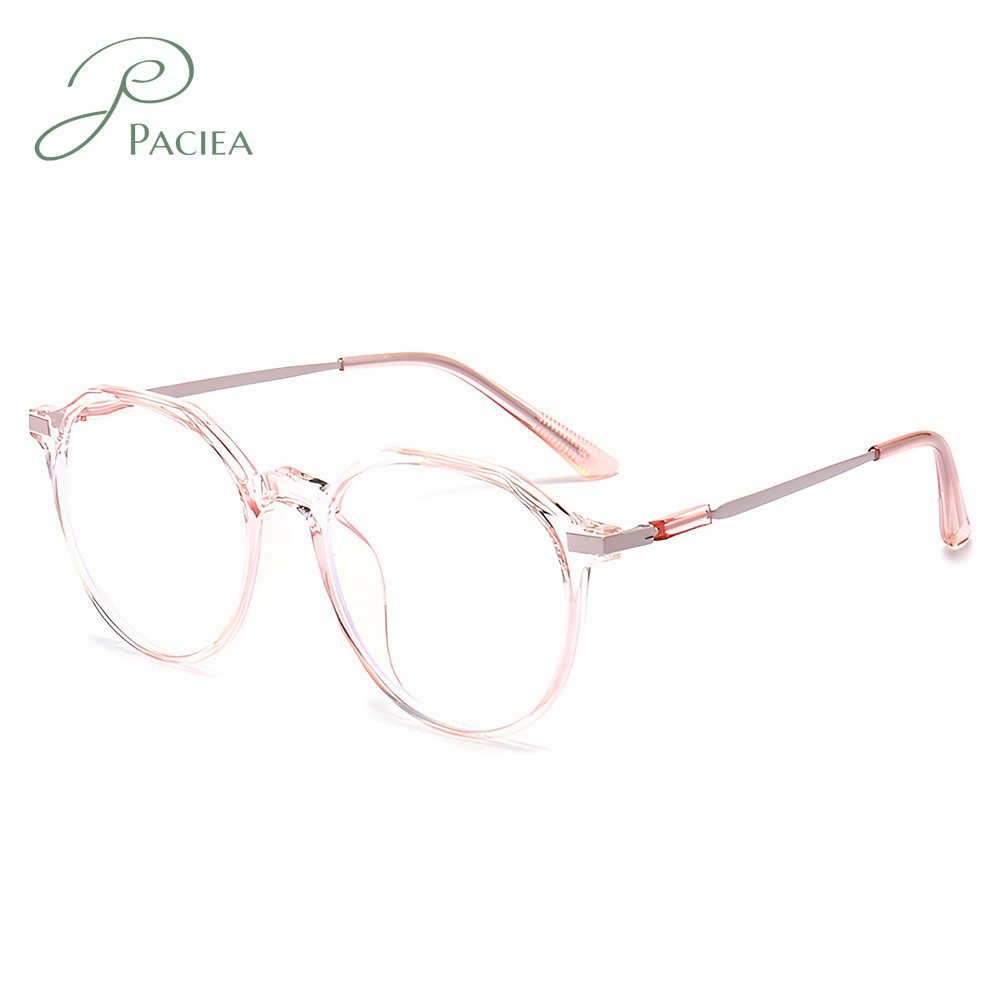 PACIEA Lesebrille Damen Herren Rundrahmen Blaulichtfilter Vollrand Ultraleicht