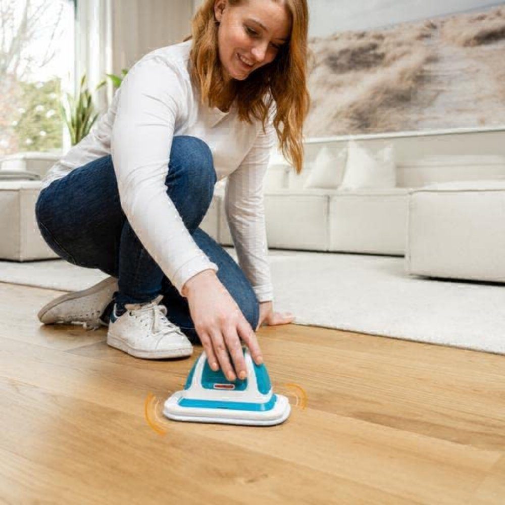 LIVINGTON Akku-Wischmopp MultiScrubber weiß/blau Akku-Schrubber - 