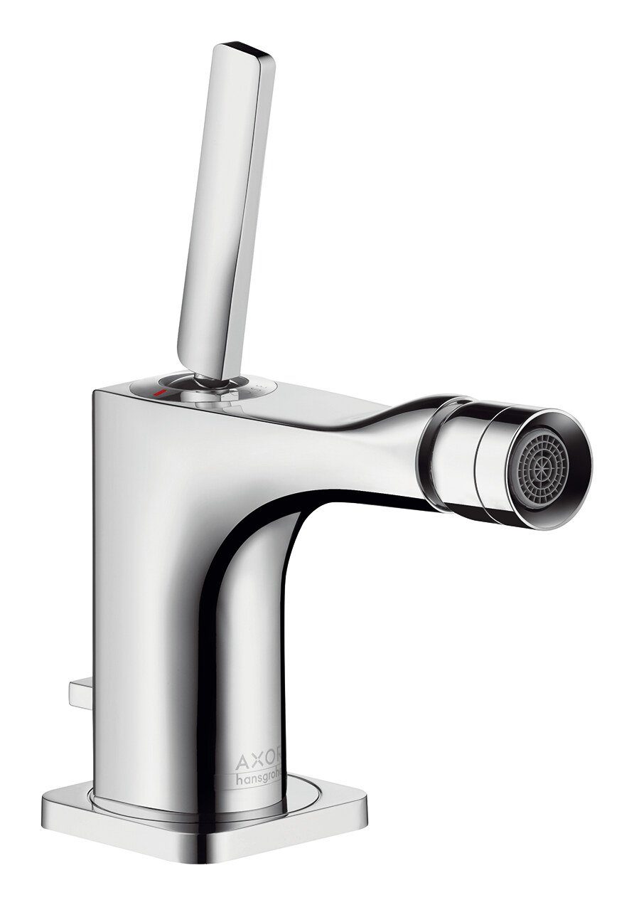 hansgrohe Bidetarmatur Axor Citterio E Einhebel-Bidetmischer mit Pingriff mit Zugstangen-Ablaufgarnitur