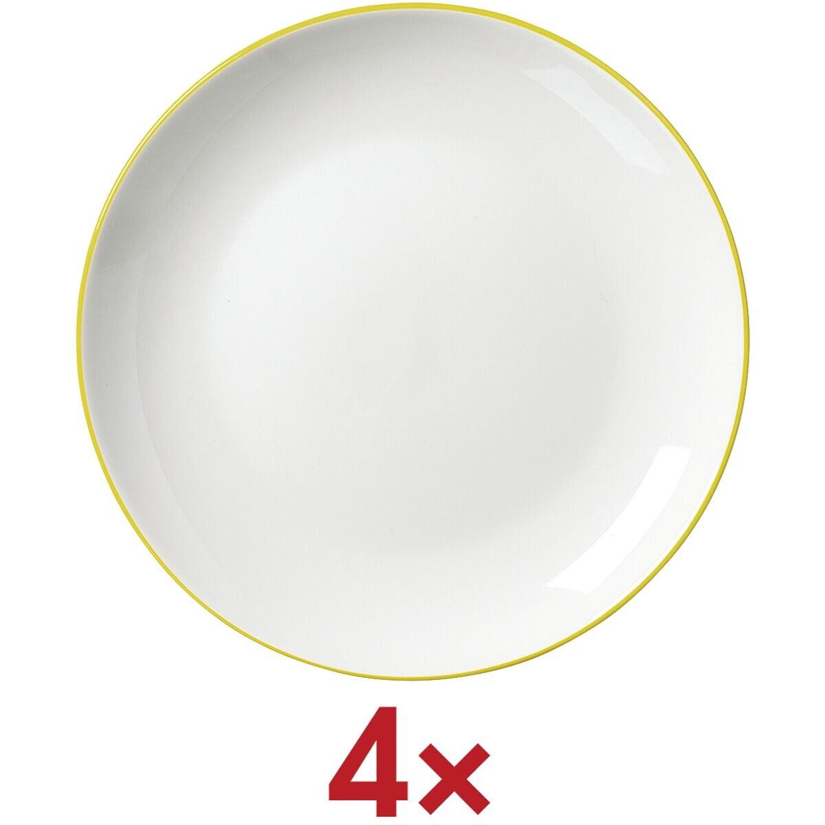 Ritzenhoff & Breker Dessertteller Adela, (4 St), Ø 20,5 cm, Porzellan