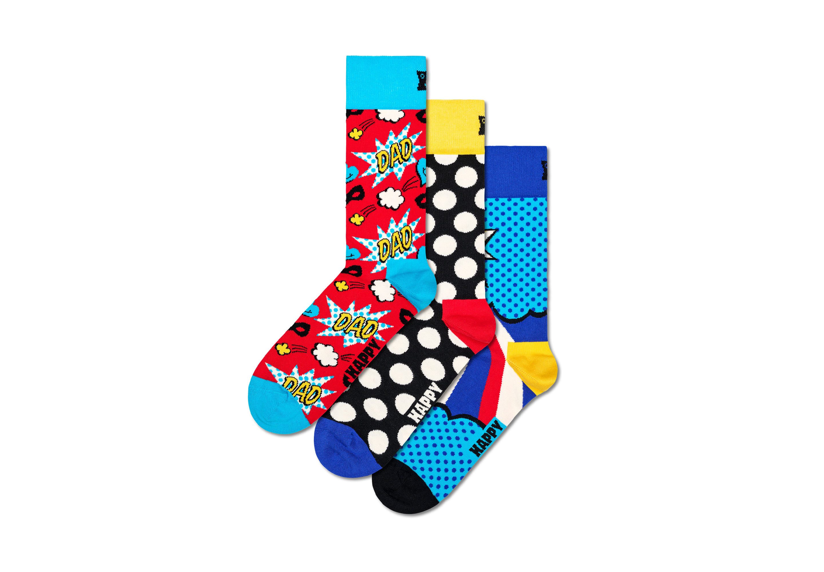 Happy Socks Basicsocken 3-Pack Super Dad günstig online kaufen