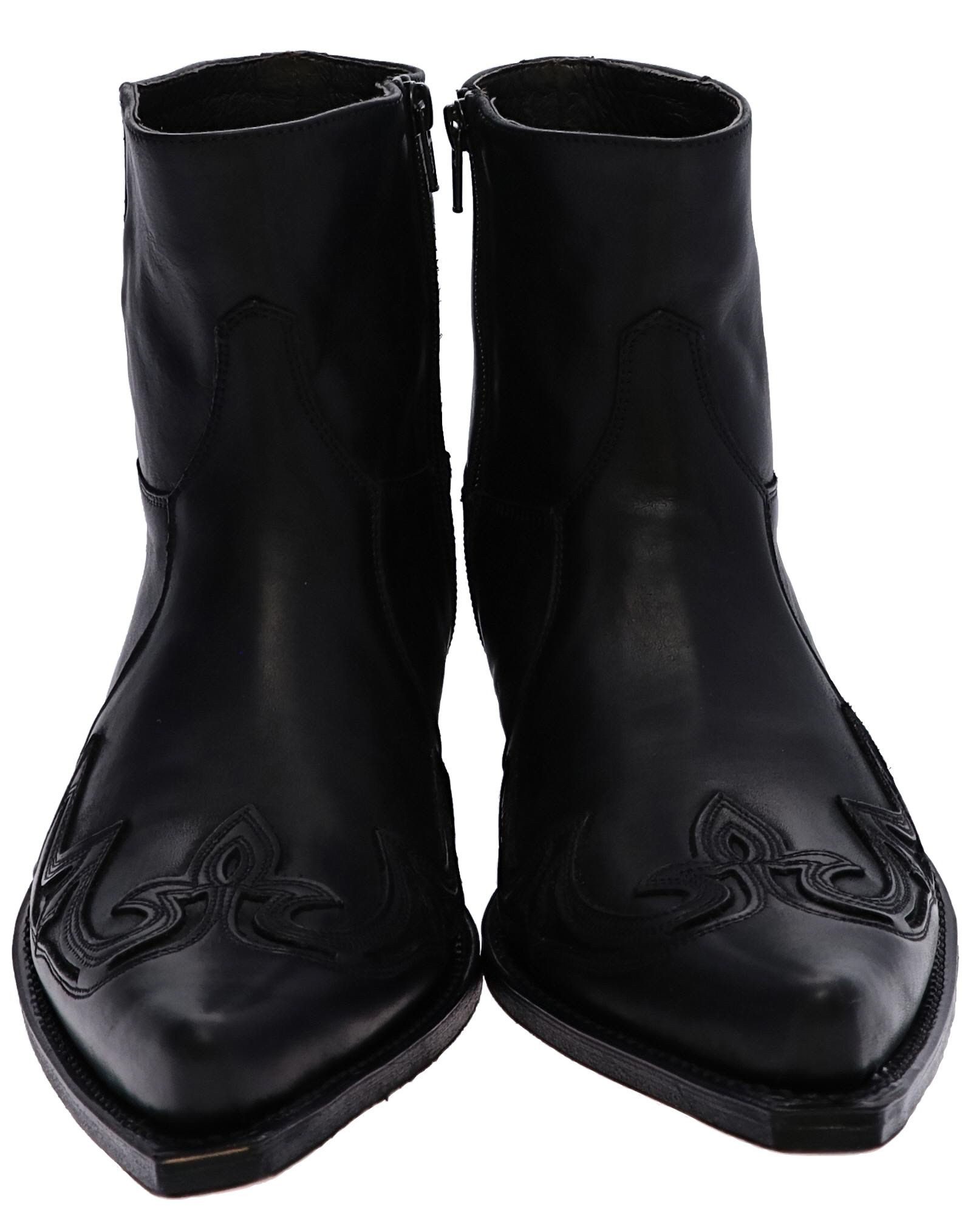 Sendra Boots JAVI 7783 Schwarz Westernstiefelette Rahmengenähte Westernstie günstig online kaufen
