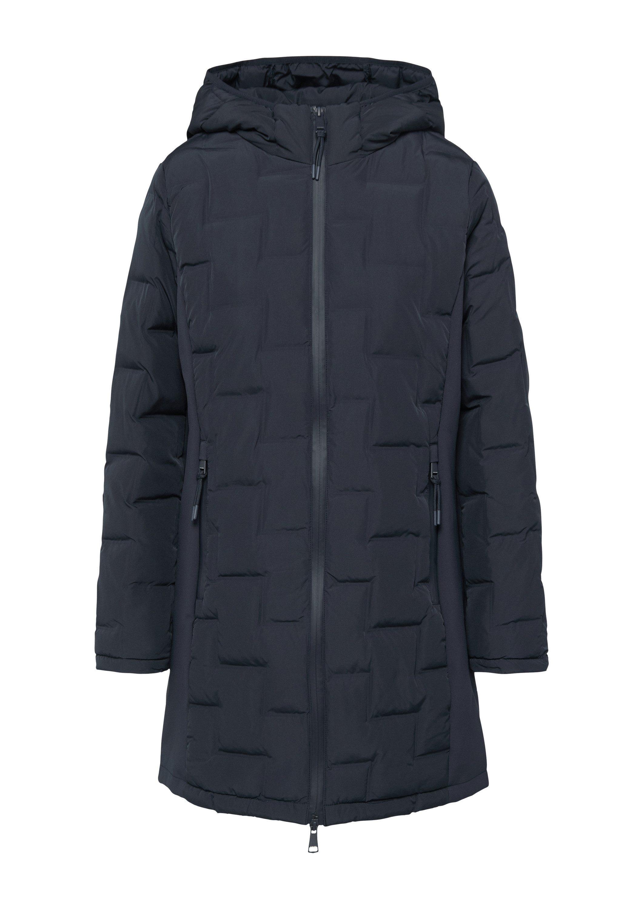 s.Oliver Wintermantel Outdoor-Mantel Wattierter Mantel im Fabricmix günstig online kaufen