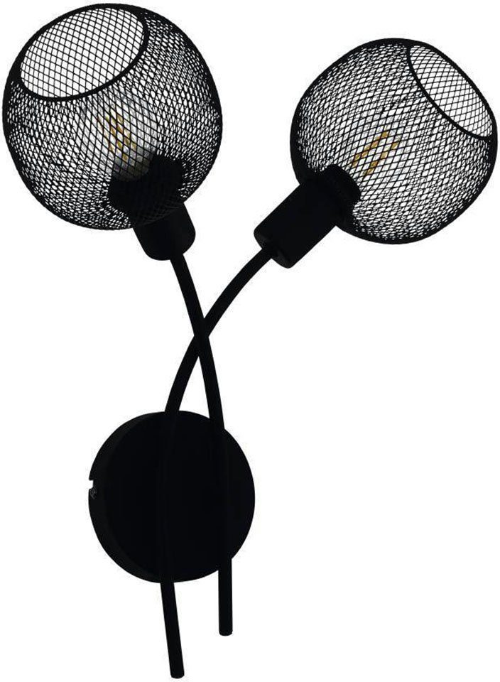 EGLO Deckenleuchte WRINGTON, ohne Leuchtmittel, dekorative Lampenschirme  aus Streckgitter | Deckenlampen