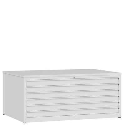 Steelboxx Mehrzweckschrank Lüllmann® Zeichnungsschrank, 6 Schubladen DIN A0, 605 x 1405 x 955 mm (1-St) Komplett verschweißt und montiert - keine Montage erforderlich