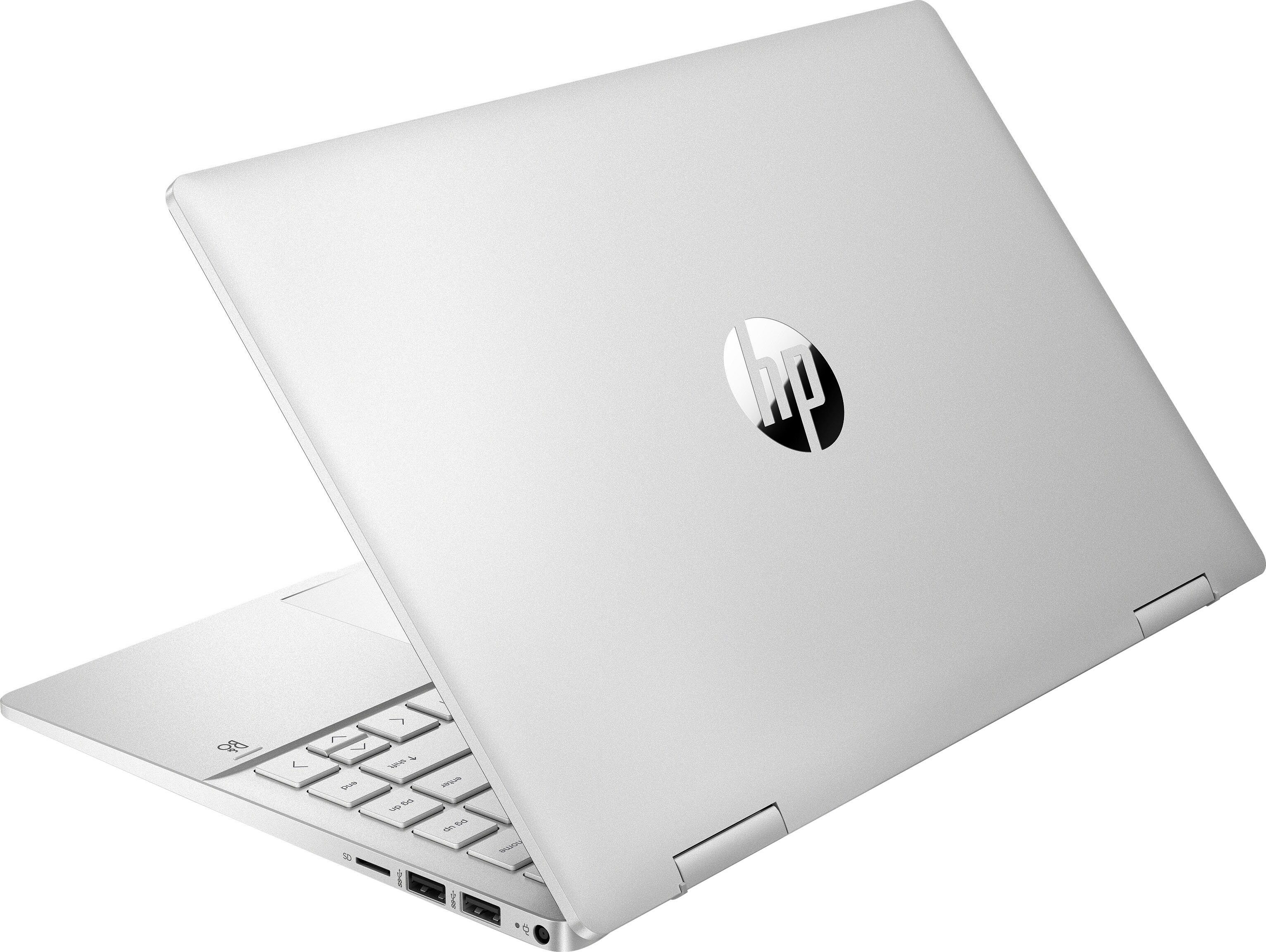 HP Pavilion x360 Xe 14-ek0252ng i5 (35,6 Zoll, Graphics, SSD) Core 512 1235U, cm/14 Iris GB Convertible Intel Notebook