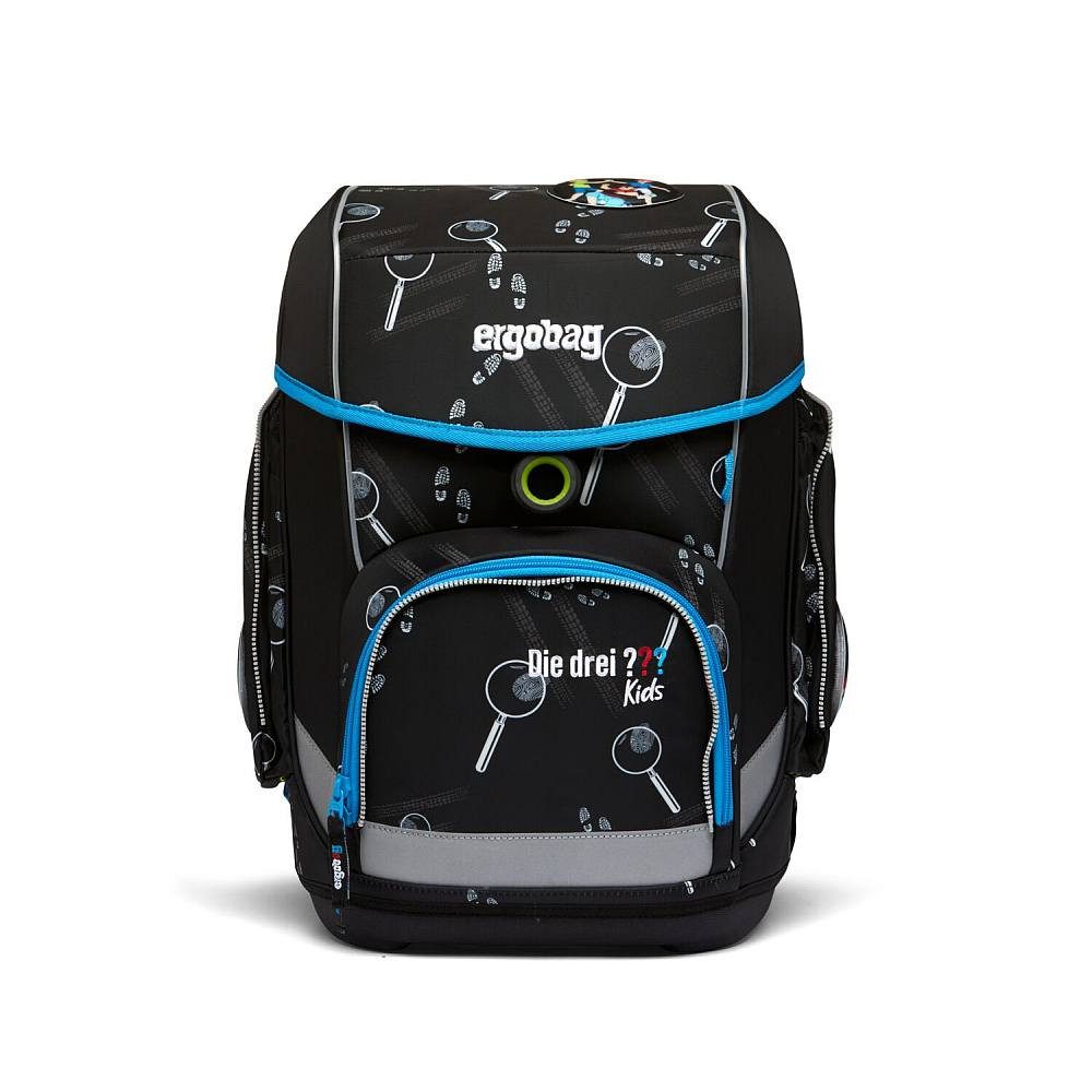 ergobag Schulrucksack Ergobag Schulranzen Set 6 tlg. Cubo Bärdektiv schwarz günstig online kaufen
