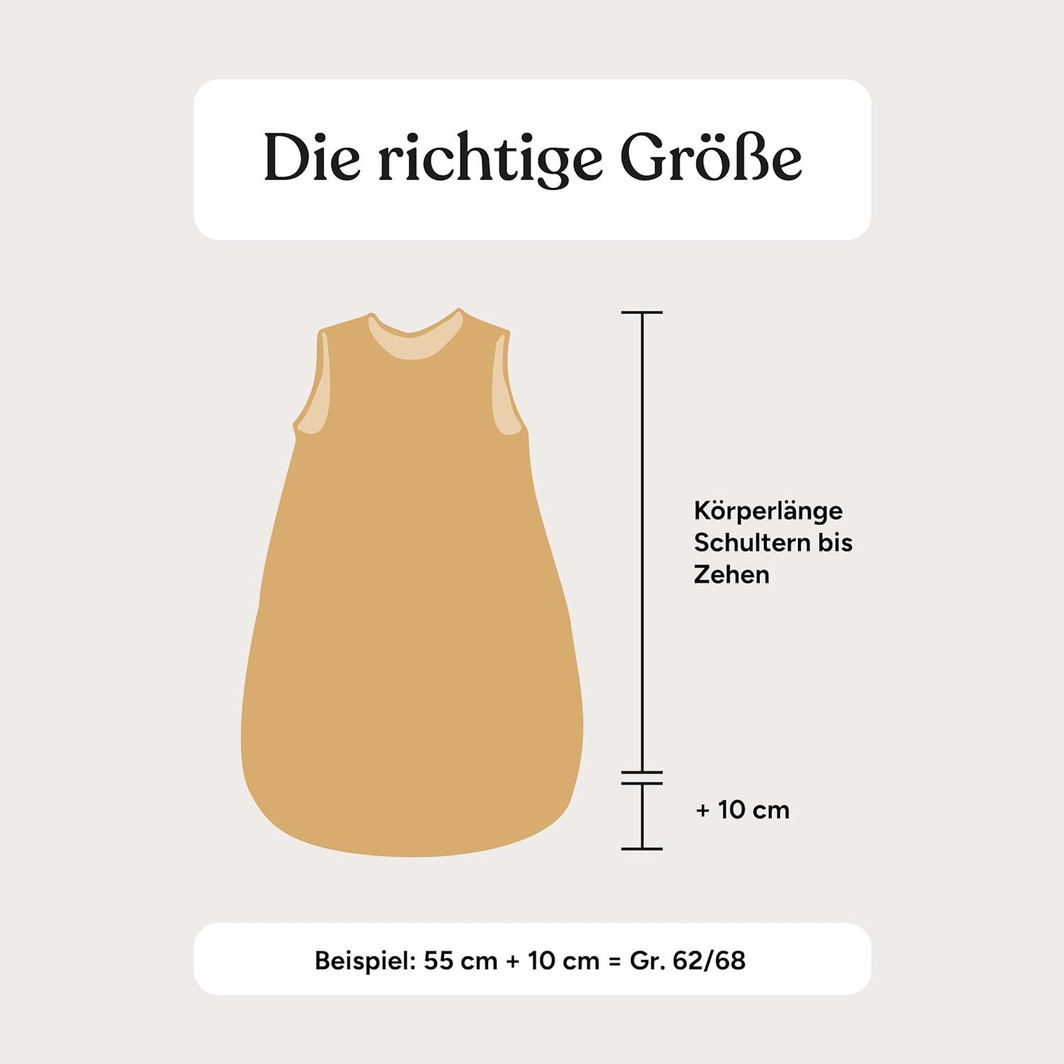 Ehrenkind Babyschlafsack Sommer, Rund aus Musselin (Standard by OEKO-TEX, 100% Bio-Baumwolle, Musselin Schlafsack, 1.0 TOG), Baby Schlafsack,  Schlafsack Baby