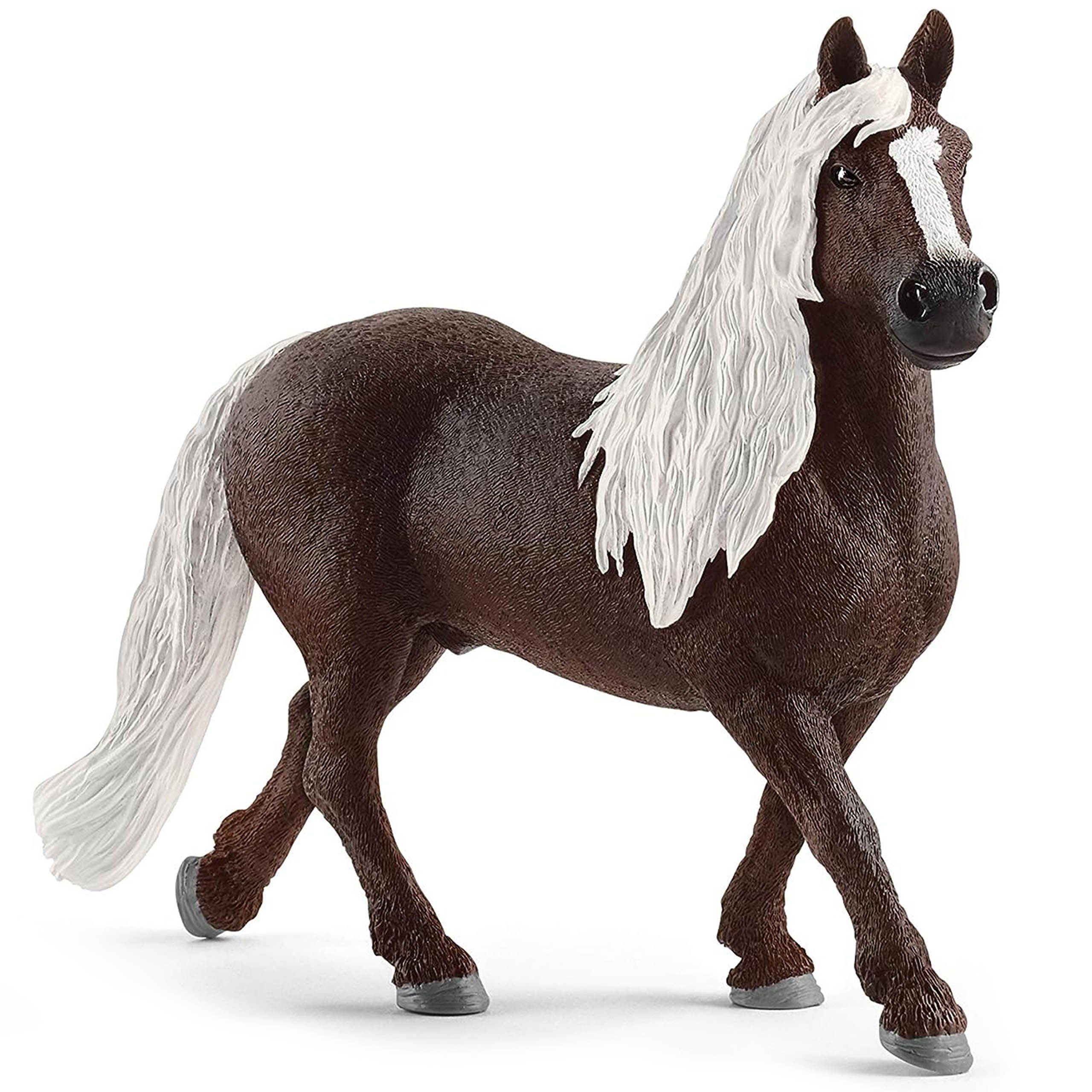 Spielfigur 13897 Schleich Farm World - Schwarzwälder Hengst, Figur für Kinder 3+