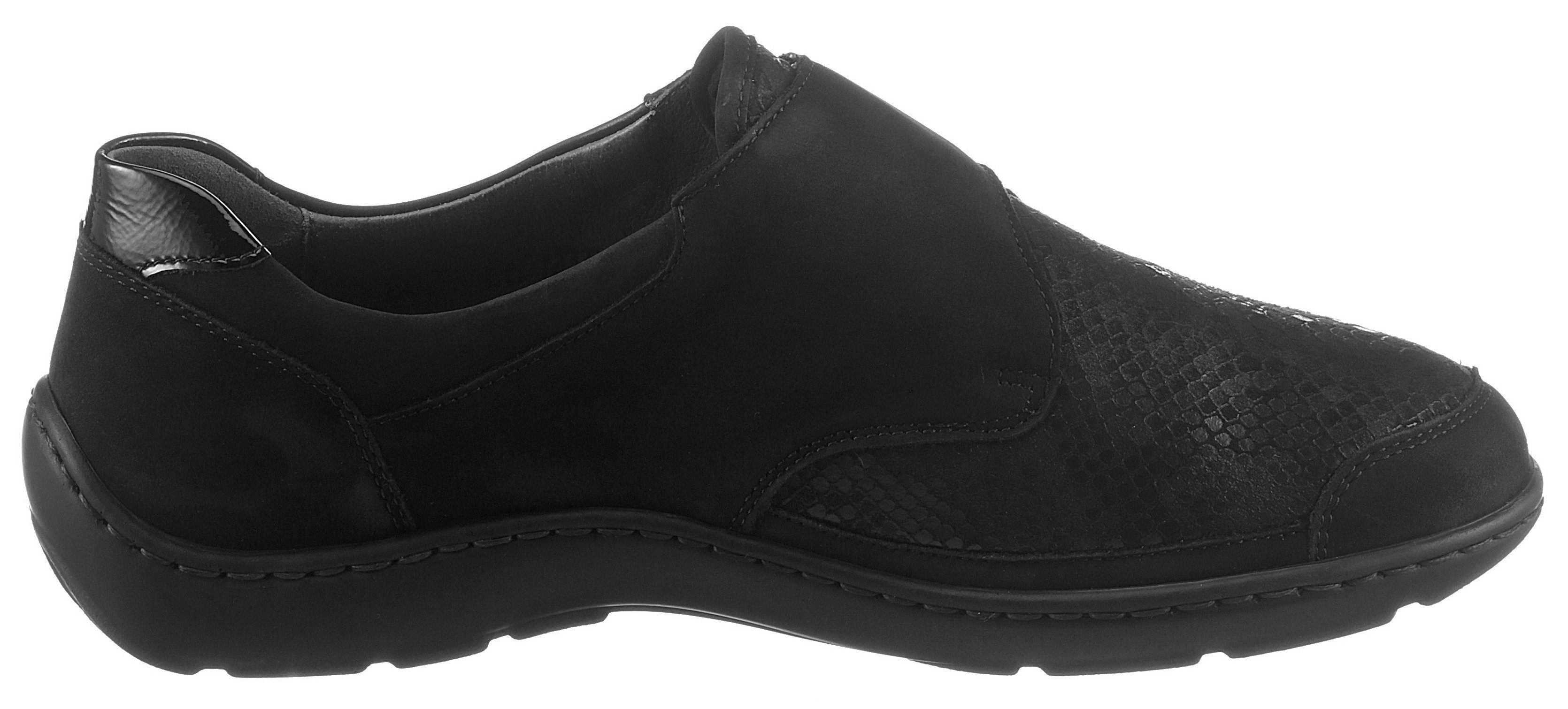 Waldläufer HENNI-Soft Klettschuh Slipper, Komfortschuh, Bequemschuh mit Orthotritt, Weite H