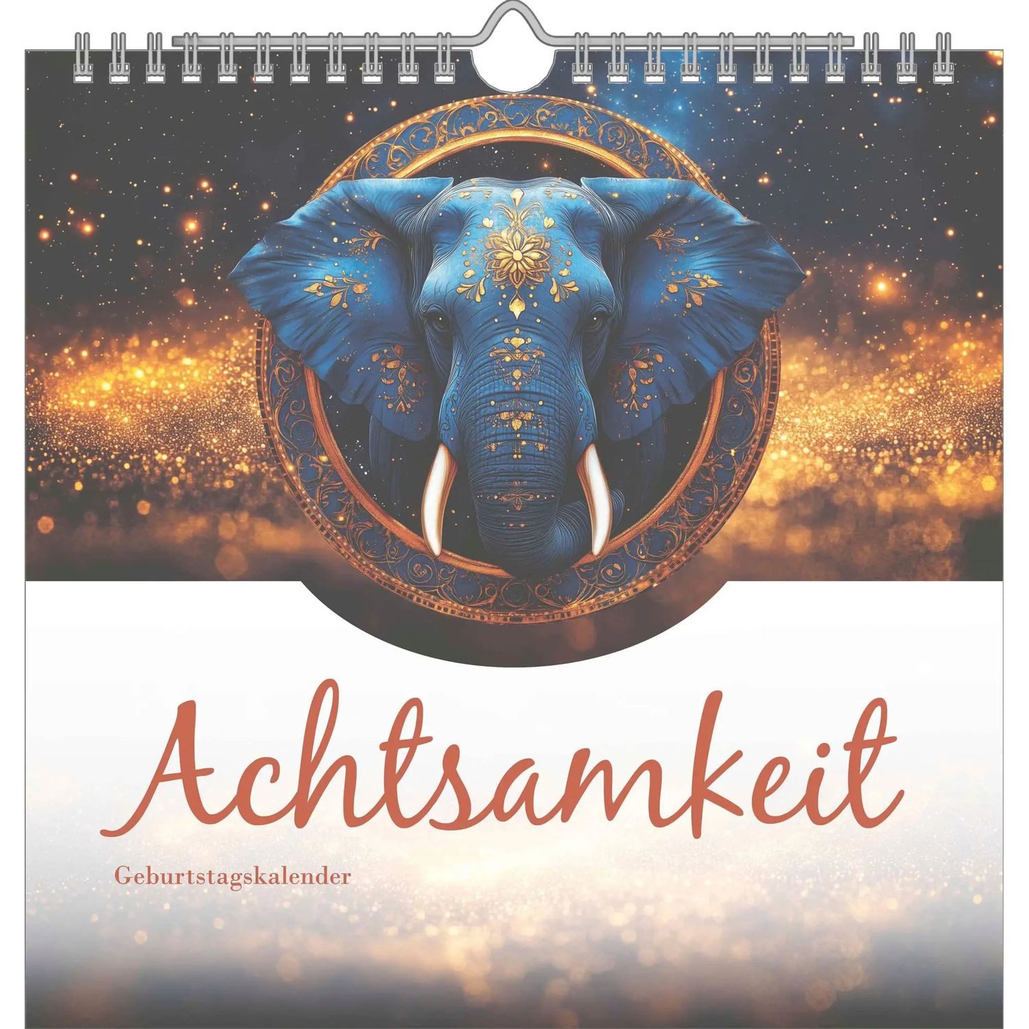 Alpha Edition Wandkalender Achtsamkeit Geburtstagskalender