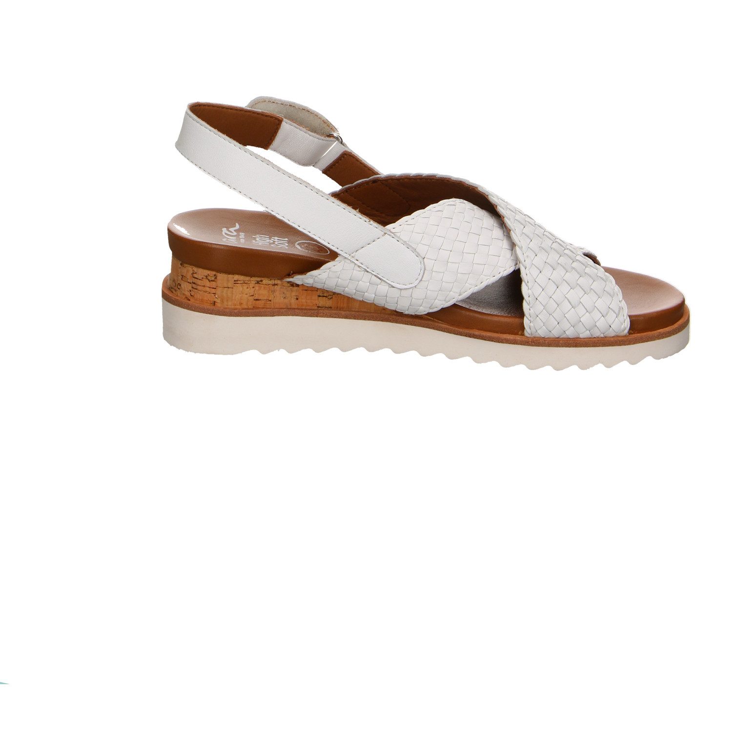 Ara Ara Leder Comfort Sandale weiss Trekkingsandale