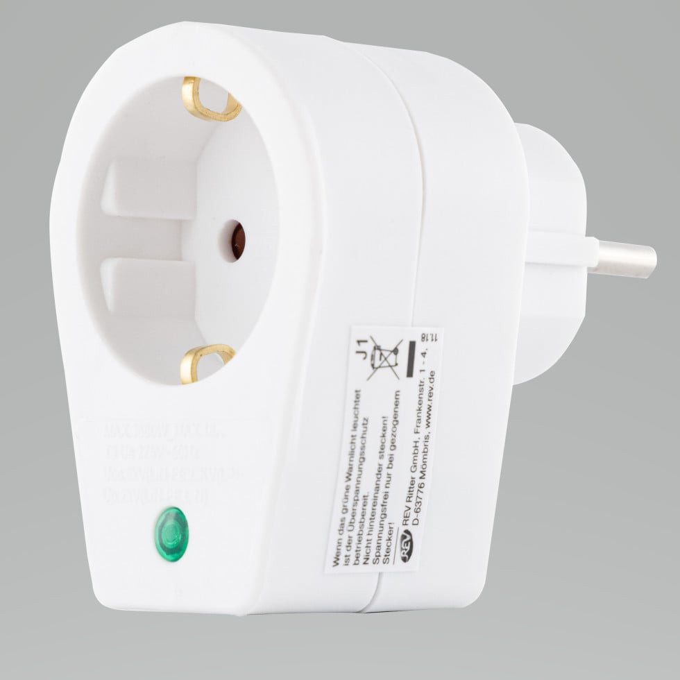 REV Ritter GmbH REV Steckdosenadapter 1-fach weiß Adapter