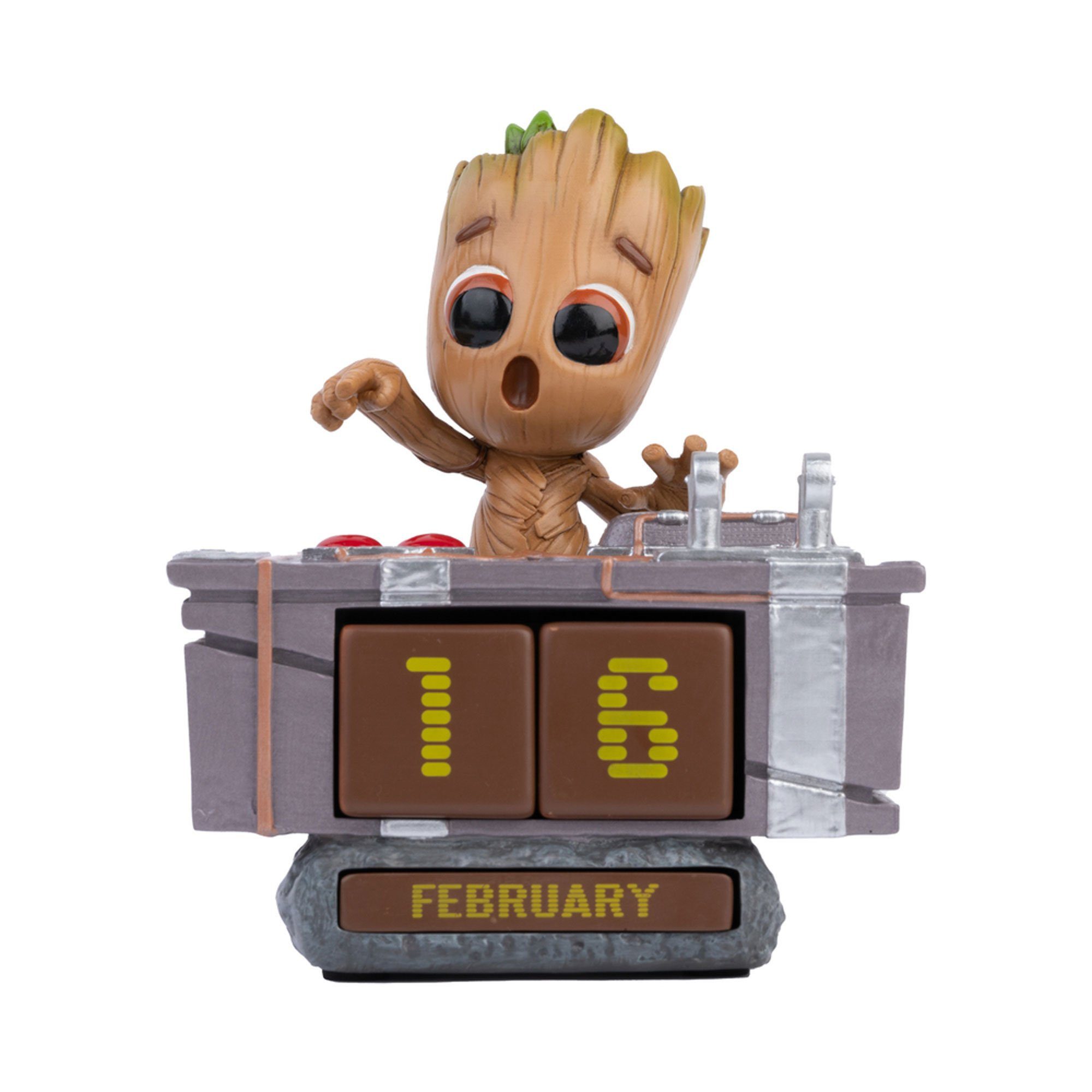 Dekoobjekt Dauerkalender - Geschenk-Set - Marvel Groot