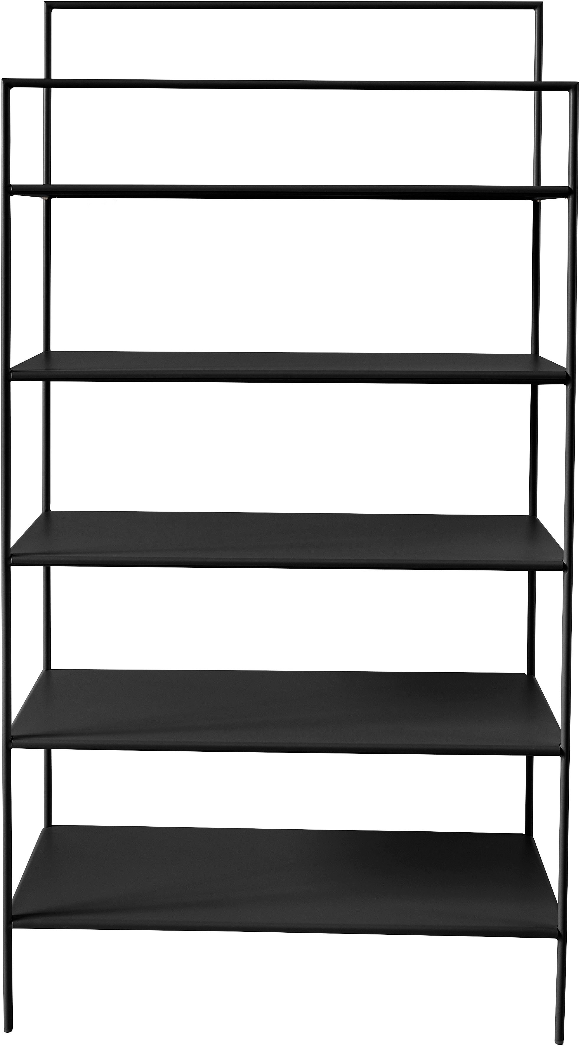 LeGer Home by Lena Gercke Mehrzweckregal Alimo, minimalistisches Design, Metallgestell, 4 Ablageflächen, Breite 80 cm – Bild 3 von 4