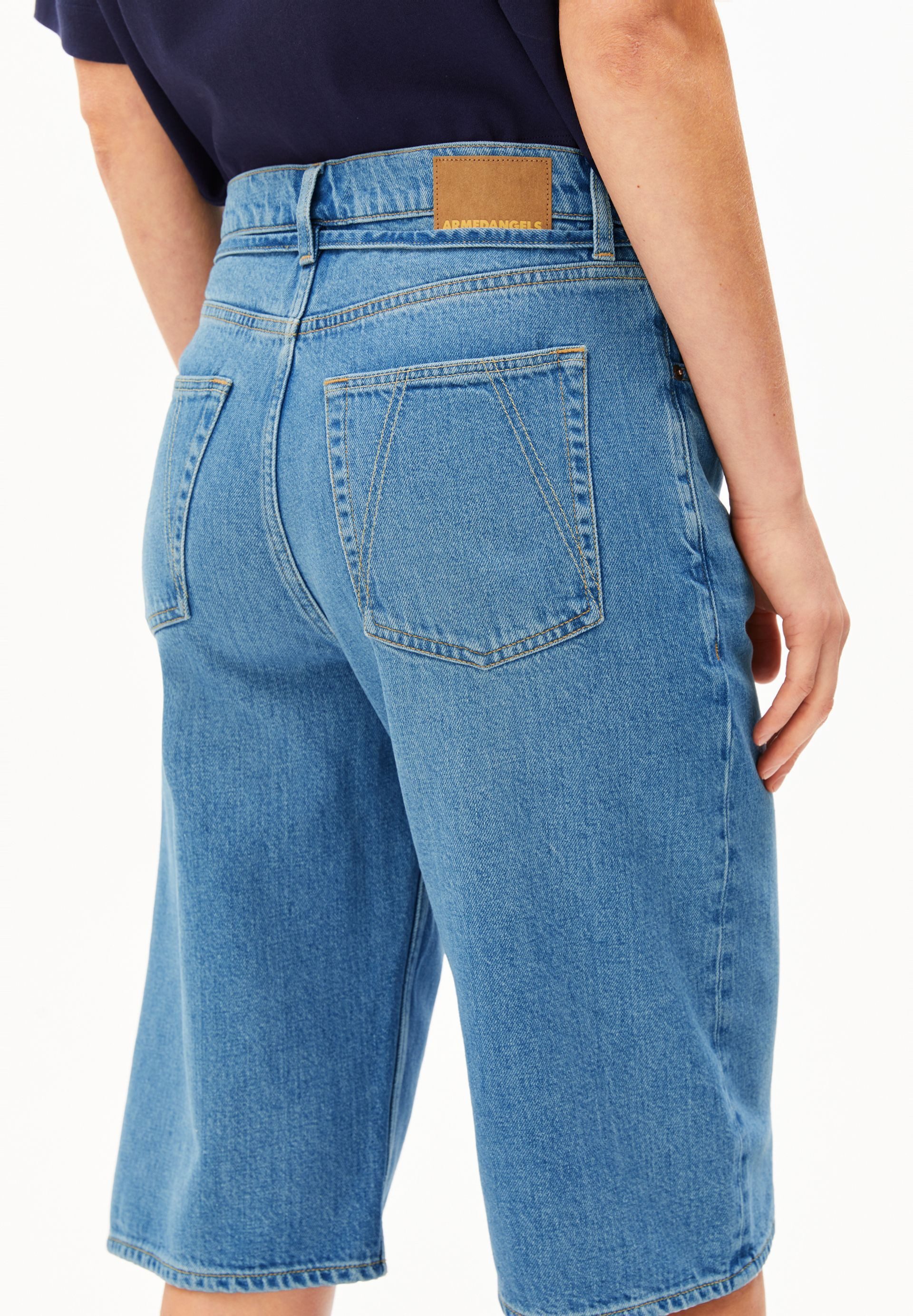 Armedangels Shorts DAANY Jeans-Shorts aus Baumwoll-Lyocell-Mix (Baggy Fit)