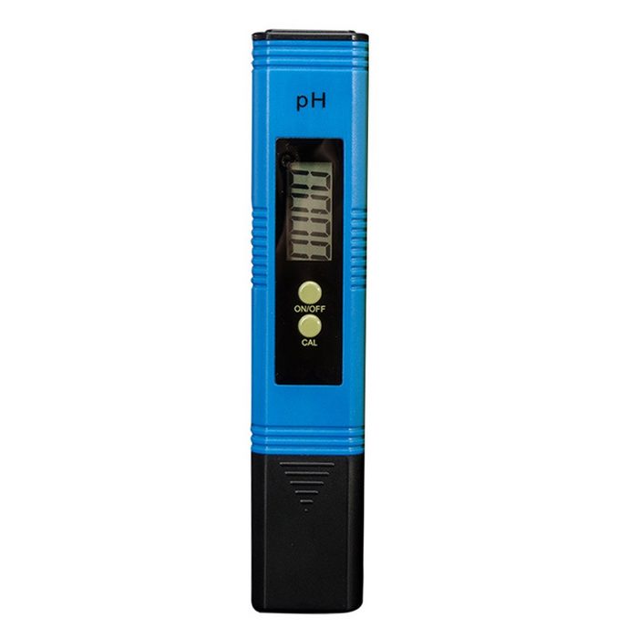 longziming Badethermometer Digitaler PH Tester Wasserqualität Tester mit LCD Blau 1-tlg.
