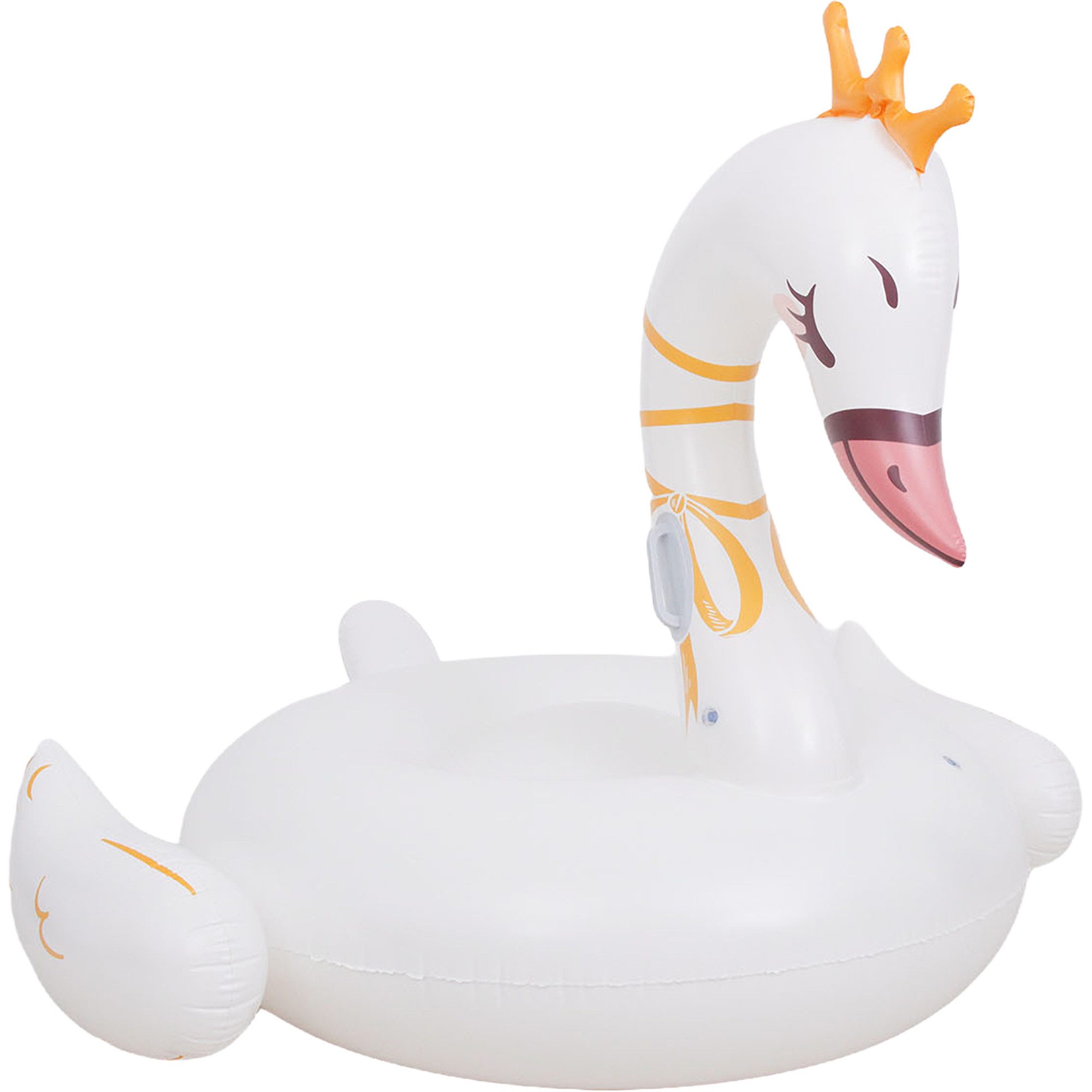SunClub Schwimmtier Schwan aufblasbar, 155x132x120 cm mit 2 Luftkammern