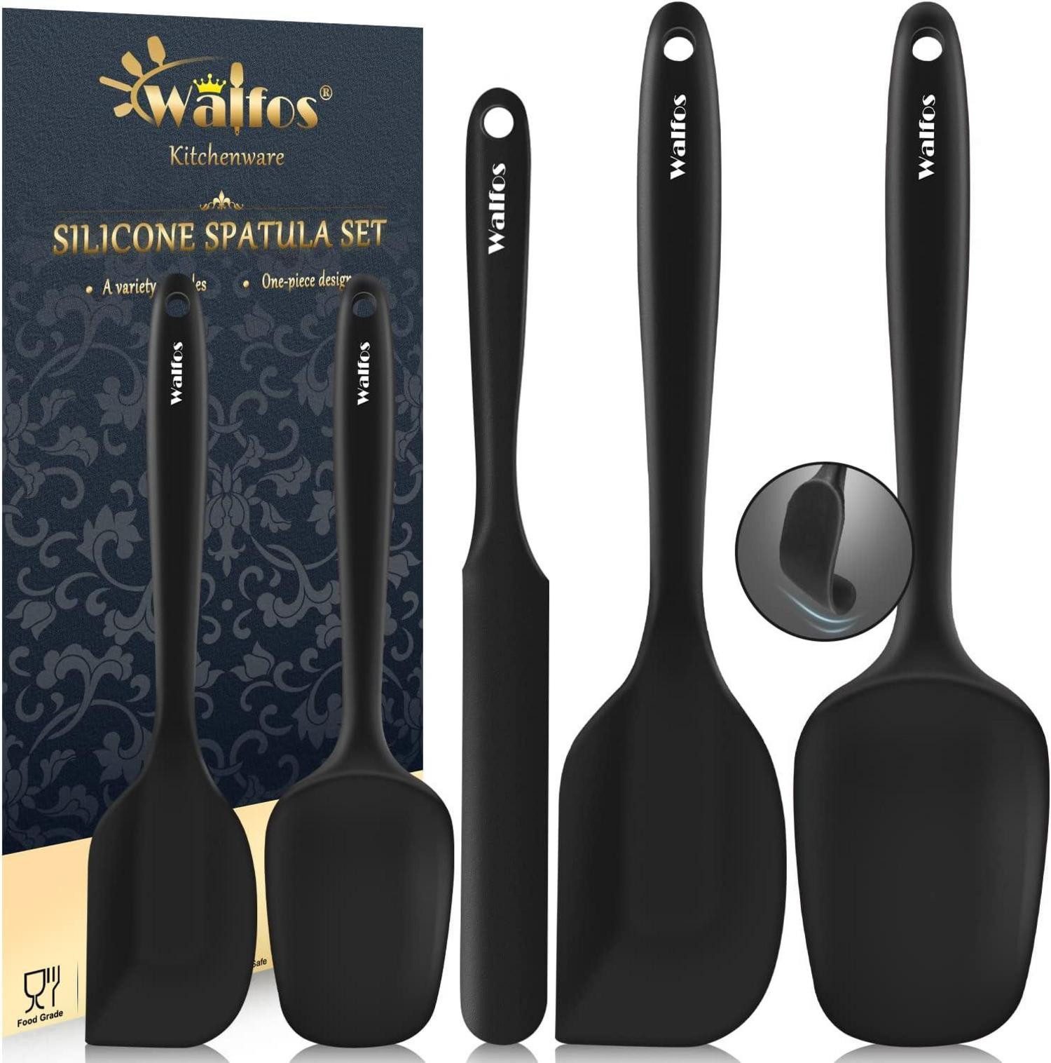 LuxusKollektion Kochbesteckhalter Silikon Spatel Set hitzebeständig günstig online kaufen