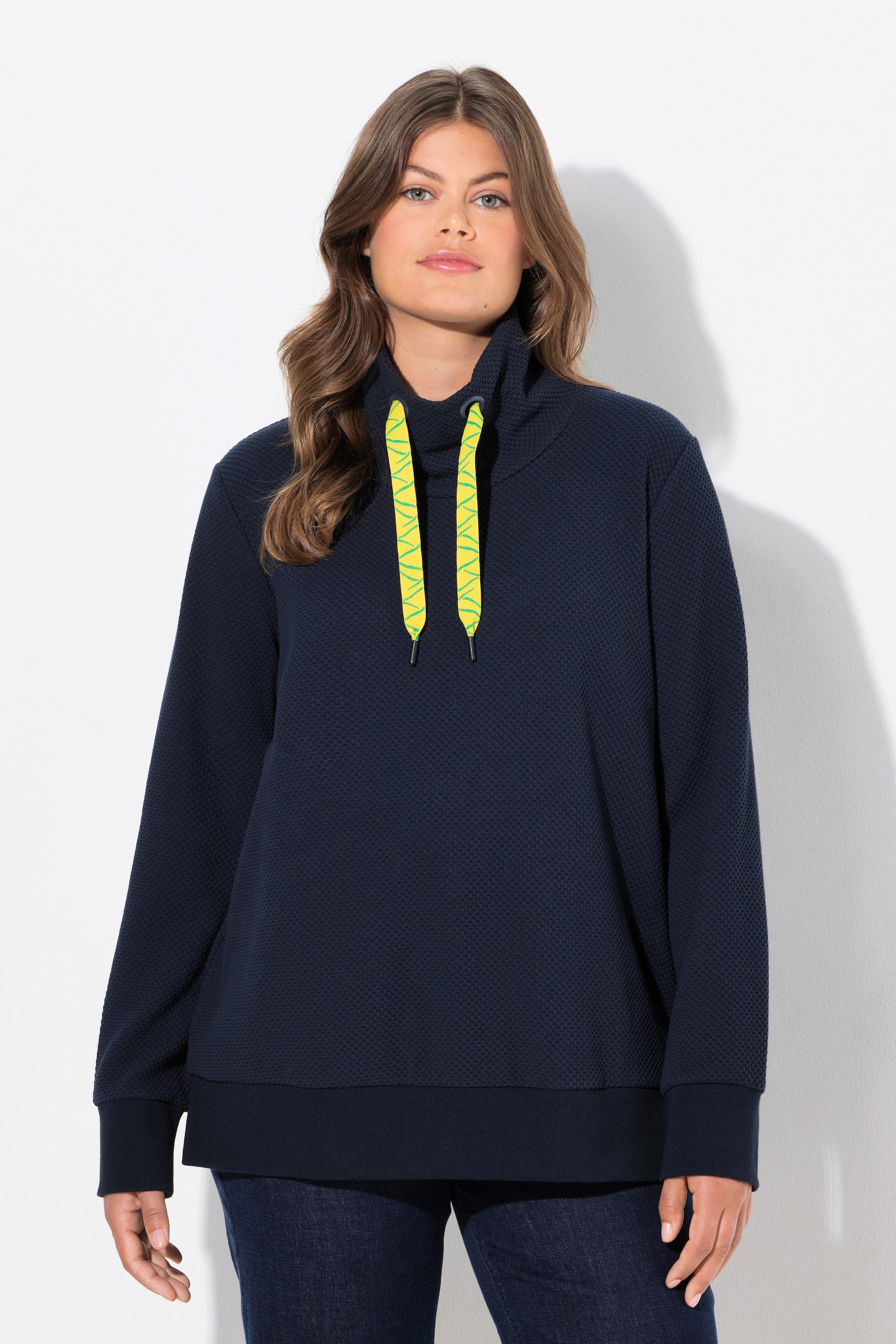 Laurasøn Sweatshirt Sweatshirt mit hohen Kragen günstig online kaufen